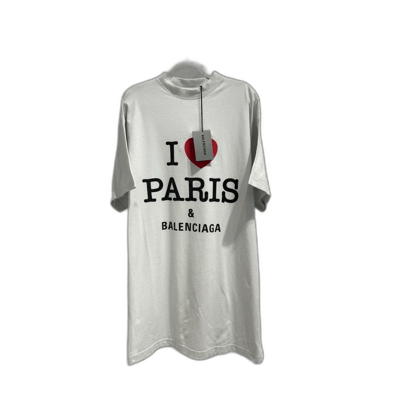 Balenciaga Balenciaga Paris Olympics Heart Print Tee Size US M / EU 48-50 / 2 - 1 Thumbnail
