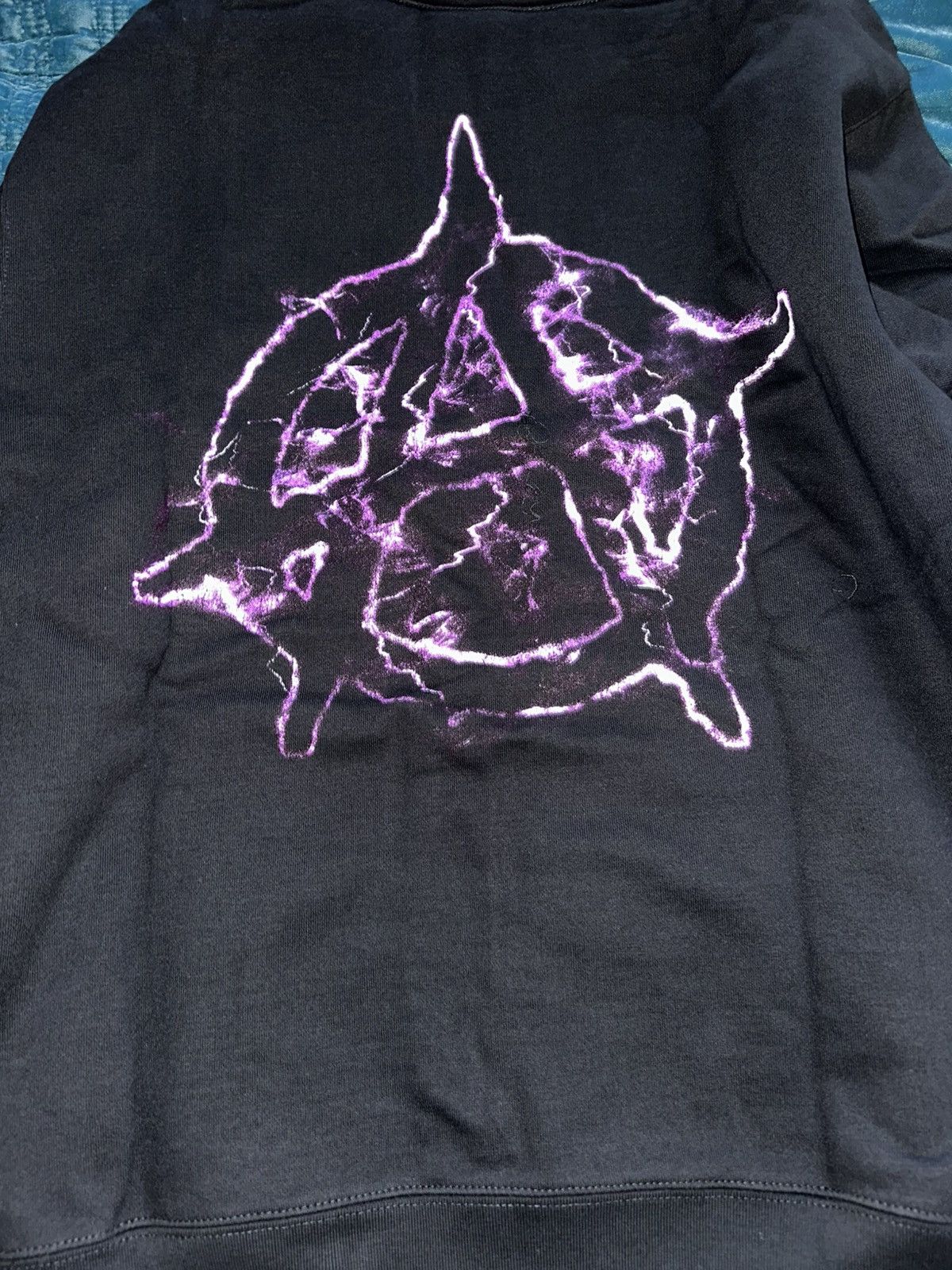 Revenge Purple Lightning Logo Hoodie Size US M / EU 48-50 / 2 - 2 Thumbnail