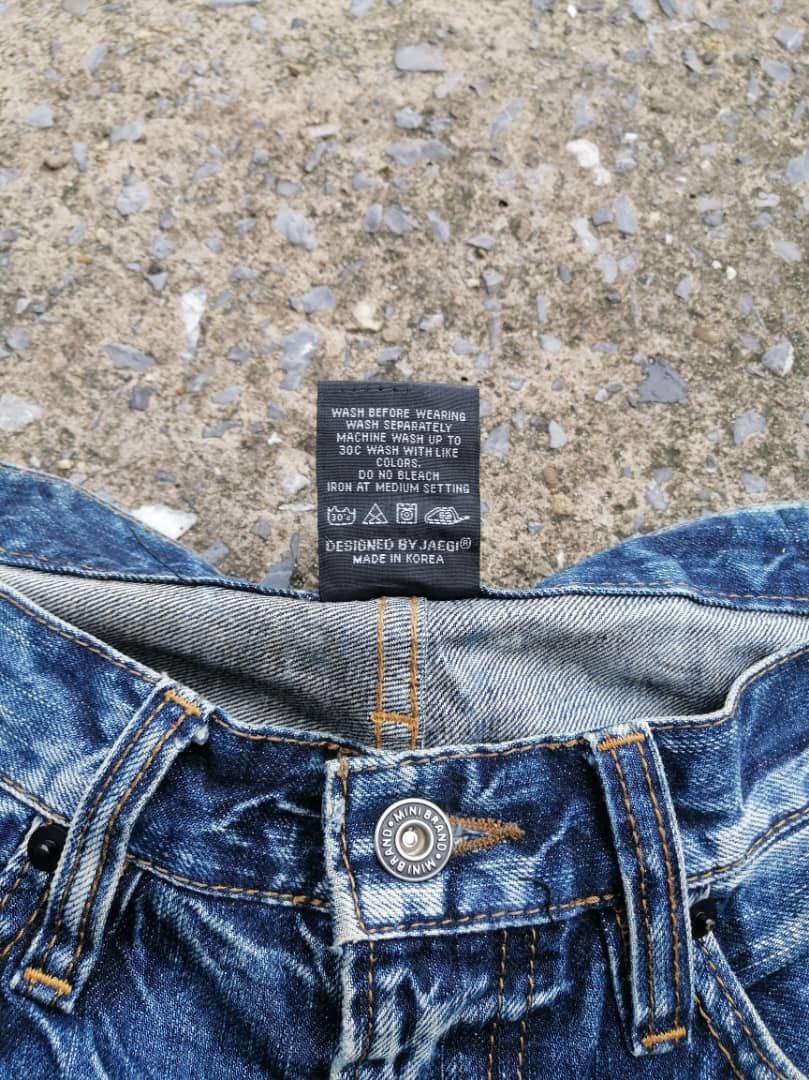 Designer × Japanese Brand Mini Brand Designed by Jaegi Denim Jeans Size US 32 / EU 48 - 9 Thumbnail