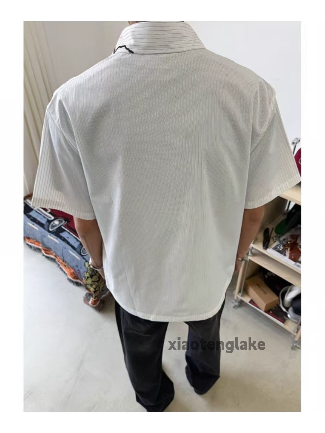 Vintage Unisex outdoor sports utility loose ripped pattern shirt Size US L / EU 52-54 / 3 - 5 Thumbnail