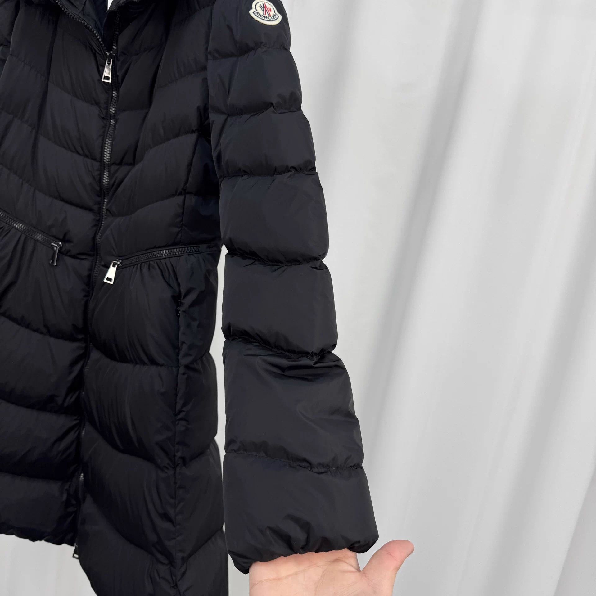 Moncler Moncler Mirielon Logo Waist-Cinched Down Jacket Size 1 Size S / US 4 / IT 40 - 4 Thumbnail