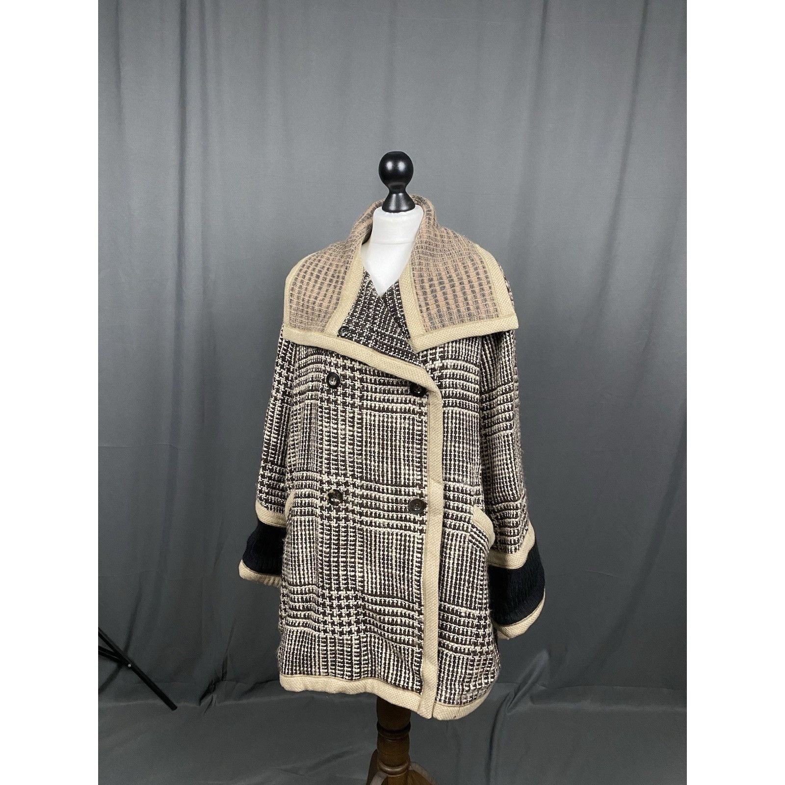 Missoni MINT! Missoni Women's Beige Multicolored Wool Sleeveless Cap Size L / US 10 / IT 46 - 5 Thumbnail