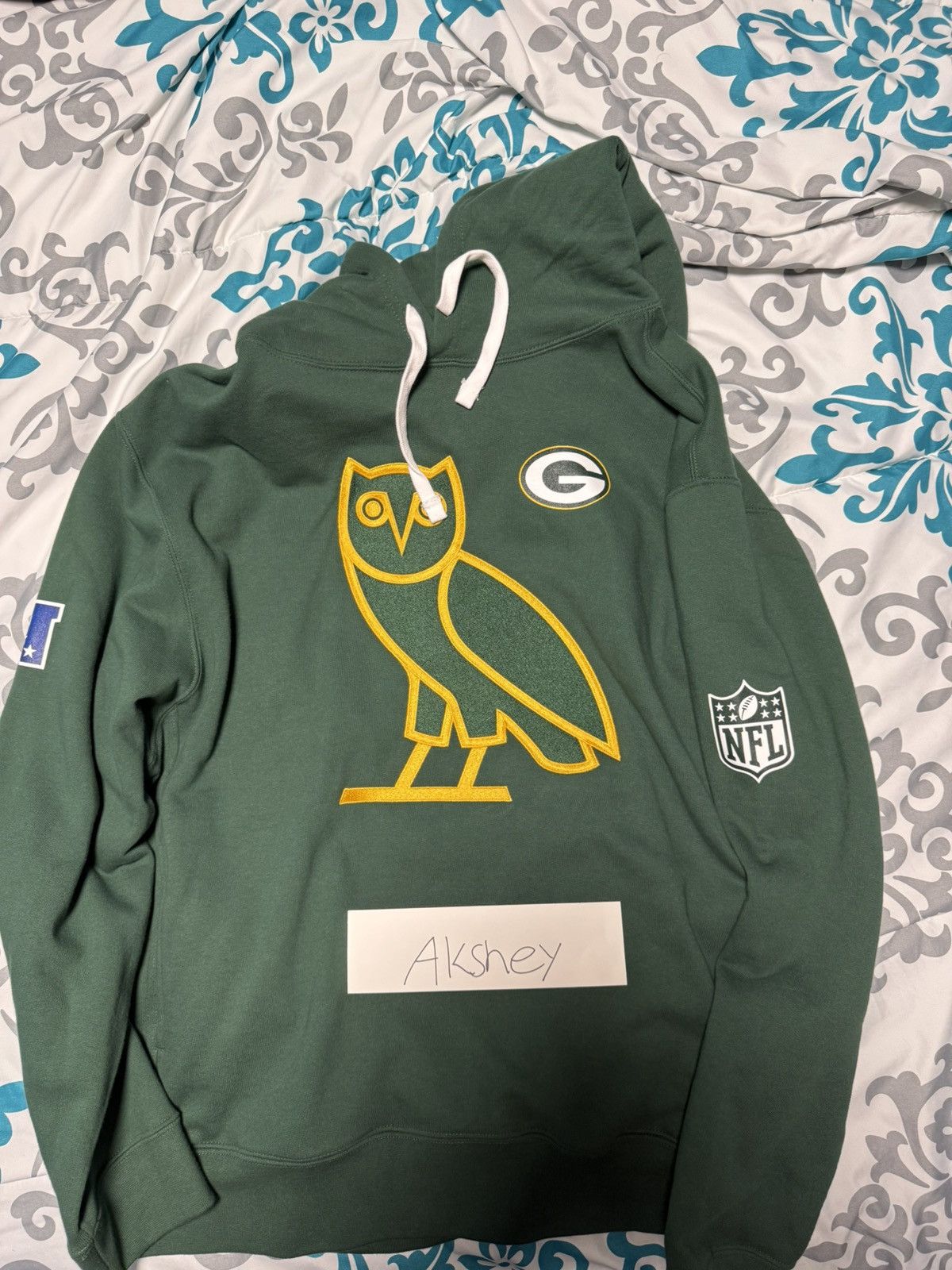 Ovo X NFL Green Bay Packers OG Owl Hoodie