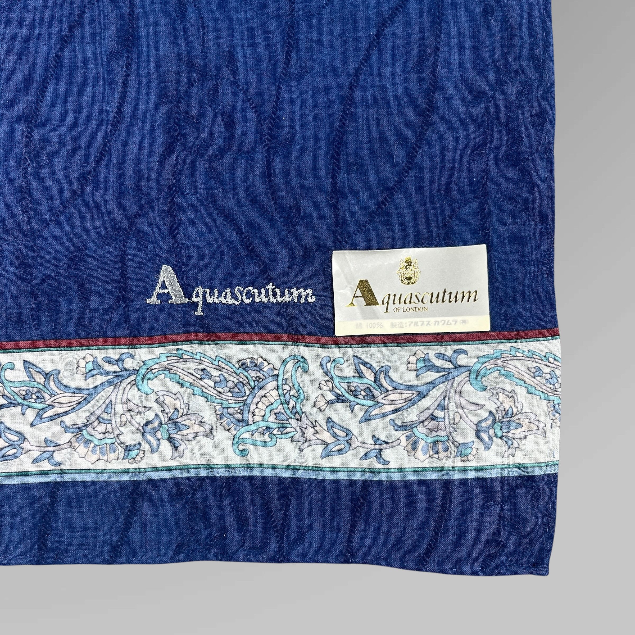 Aquascutum Aquascutum Handkerchief / Bandana / Neckerchief B191 Size ONE SIZE - 3 Thumbnail