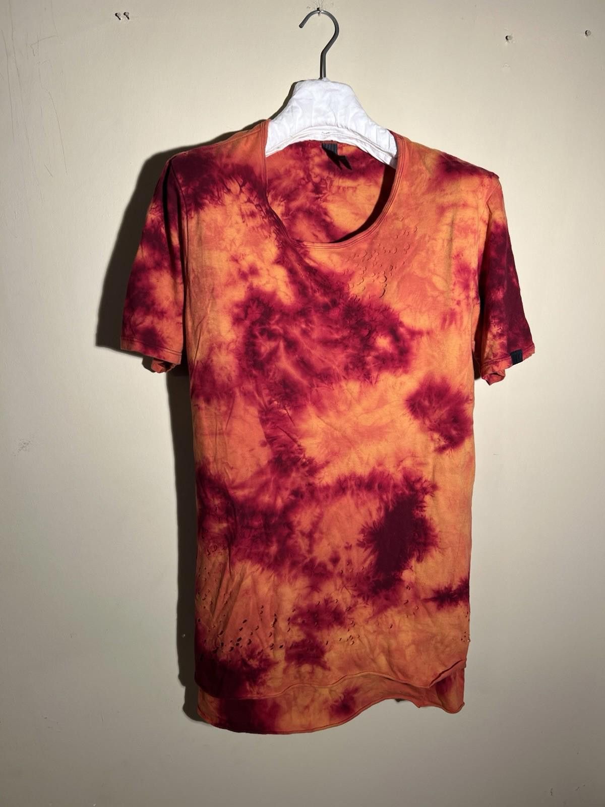 Maison MIHARA YASUHIRO Pre-Owned MIHARA YASUHIRO Orange Tie Dye T-Shirt Size 50 Size US XL / EU 56 / 4 - 4 Thumbnail