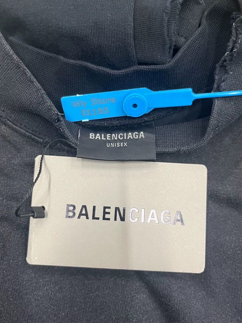 Balenciaga Balenciaga Letter Printed Round Neck Casual Short Sleeve T Size US M / EU 48-50 / 2 - 5 Thumbnail