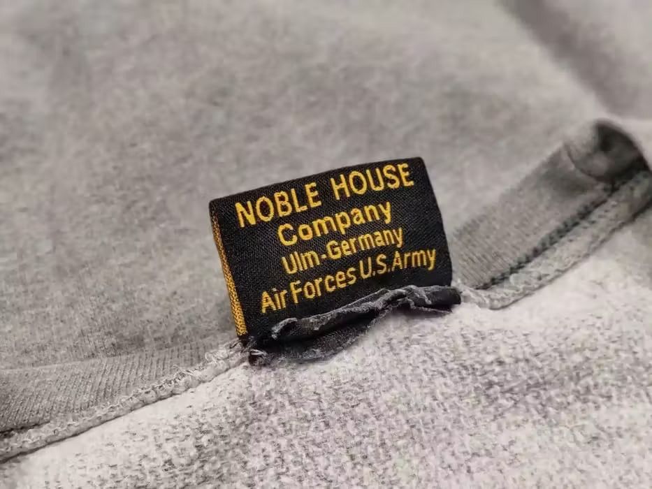 Other Vintage 80's Air Force US Army Gray Crew Chek Sweatshirt Size US L / EU 52-54 / 3 - 9 Thumbnail