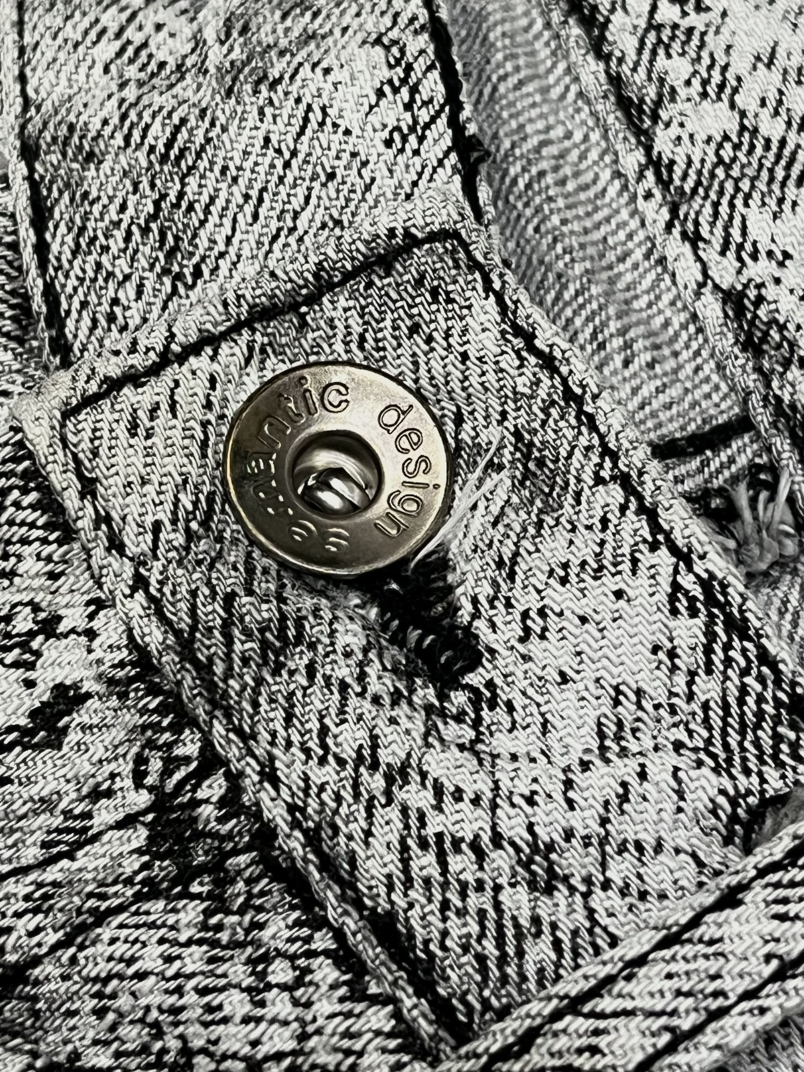 semanticdesign Vintage Semantic Design Snake Skin Flare Jeans Rare Asia M Size US 27 - 7 Thumbnail