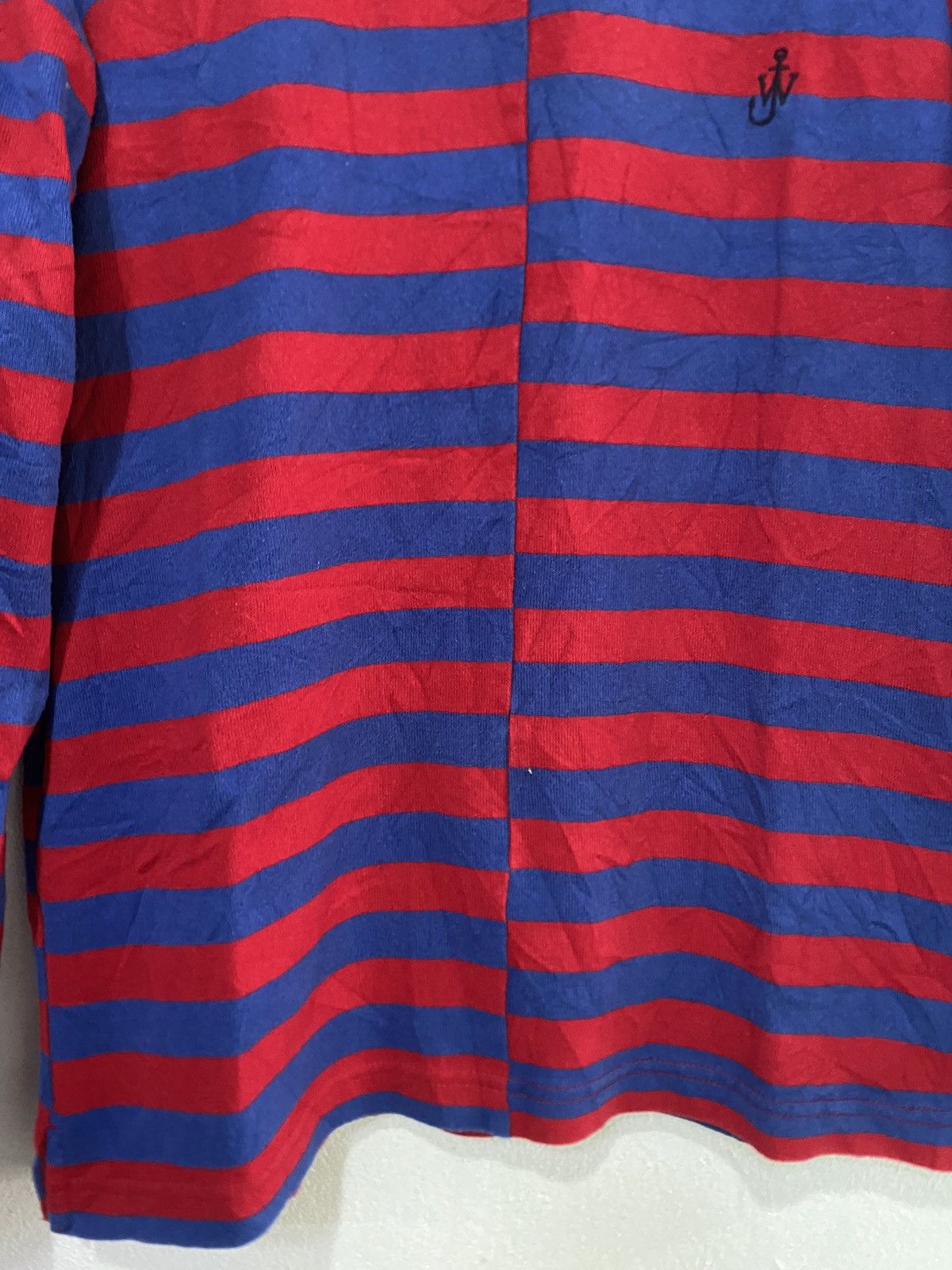 JW Anderson × Uniqlo Blue Striped Long Sleeve T Shirt Size US M / EU 48-50 / 2 - 3 Thumbnail