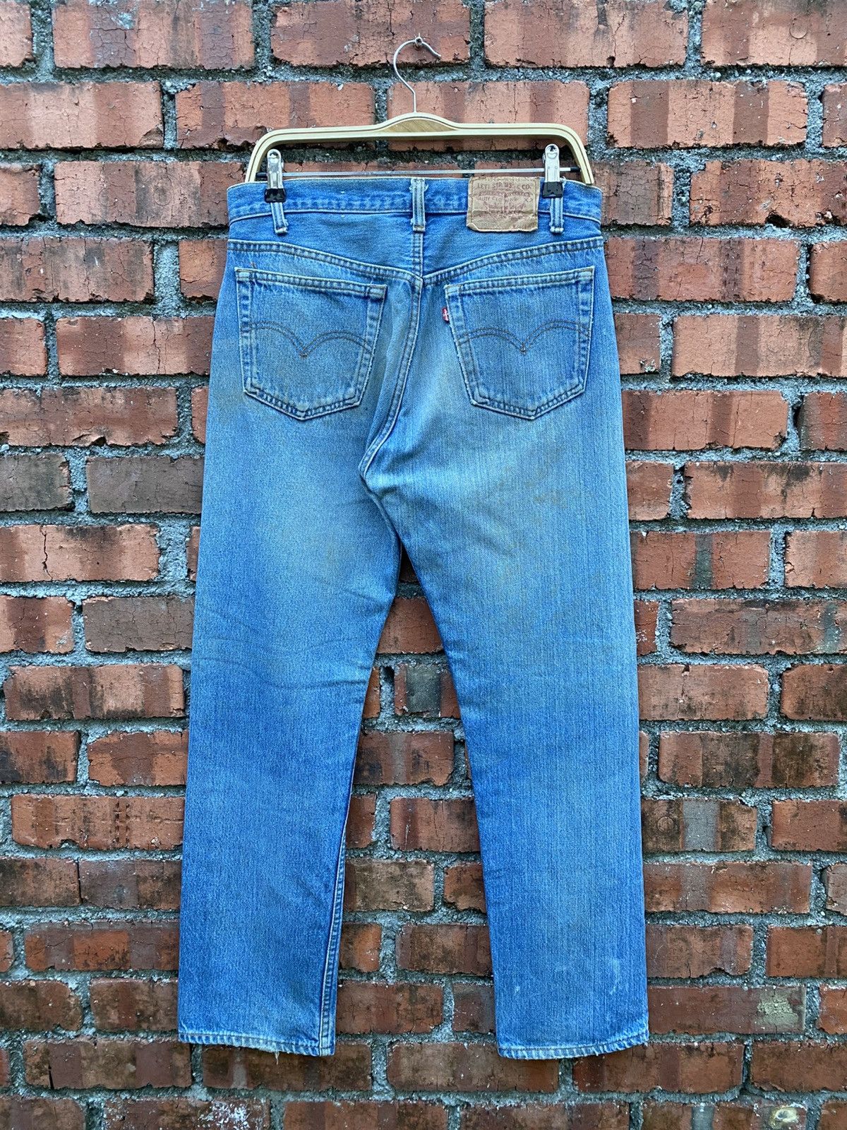 Levi's Vintage Clothing W32x29 Vintage levi's 501 made in USA distressed dirt denime Size US 32 / EU 48 - 3 Thumbnail