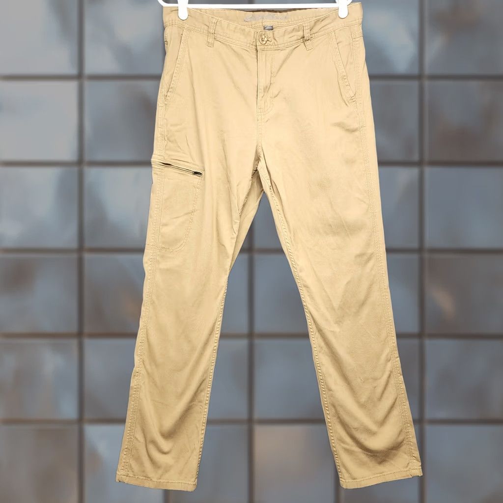 Eddie Bauer Eddie Bauer Mens Pants Active Fit Cargo 34x30 Brown Taper Gorpcore Tagged 34x32 Size US 34 / EU 50 - 1 Thumbnail
