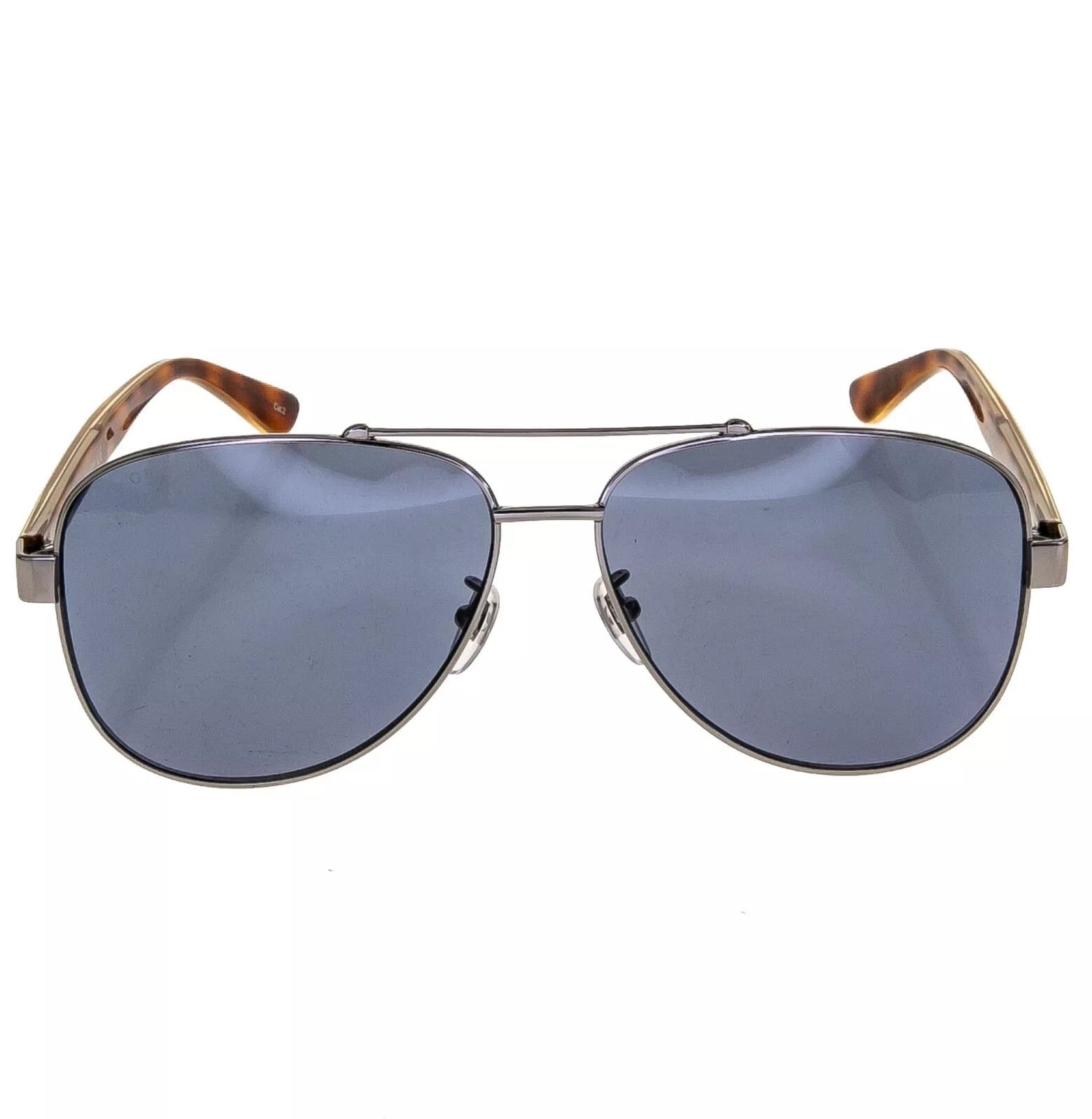 Gucci GUCCI WEB STRIPE 0528 Ruthenium Brown 010 Sunglasses GG0528S Size ONE SIZE - 4 Thumbnail