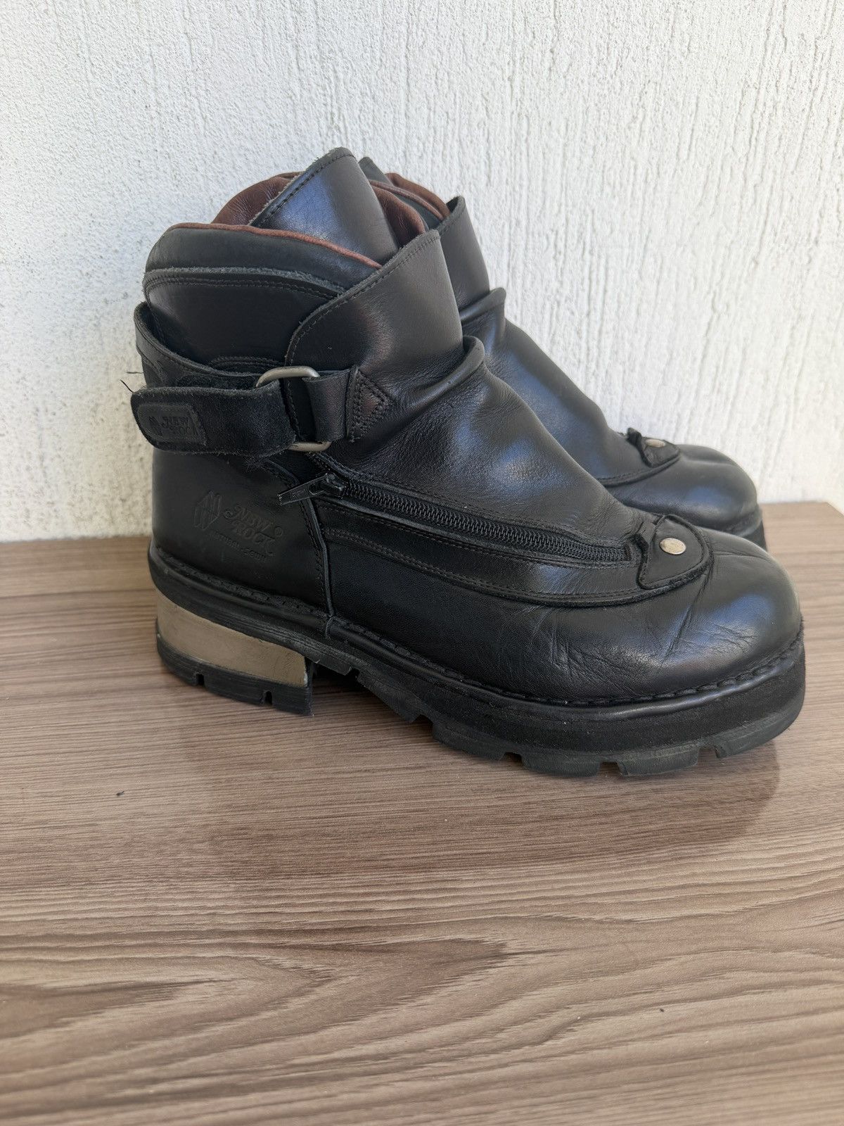 New Rock 90’s rare side zip boot Size US 10 / EU 43 - 3 Thumbnail