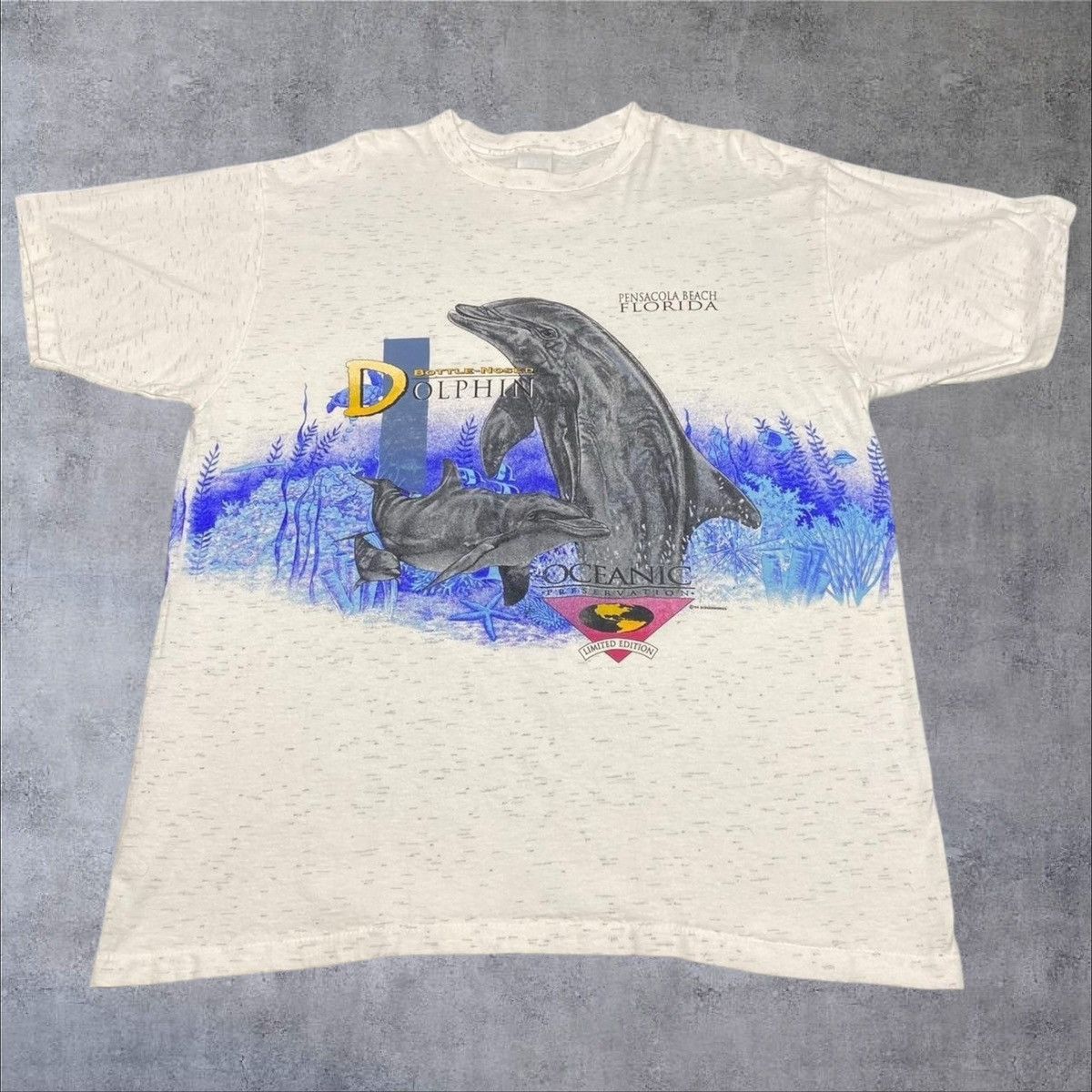 Vintage Vintage Dolphin Shirt Size US XL / EU 56 / 4 - 1 Thumbnail