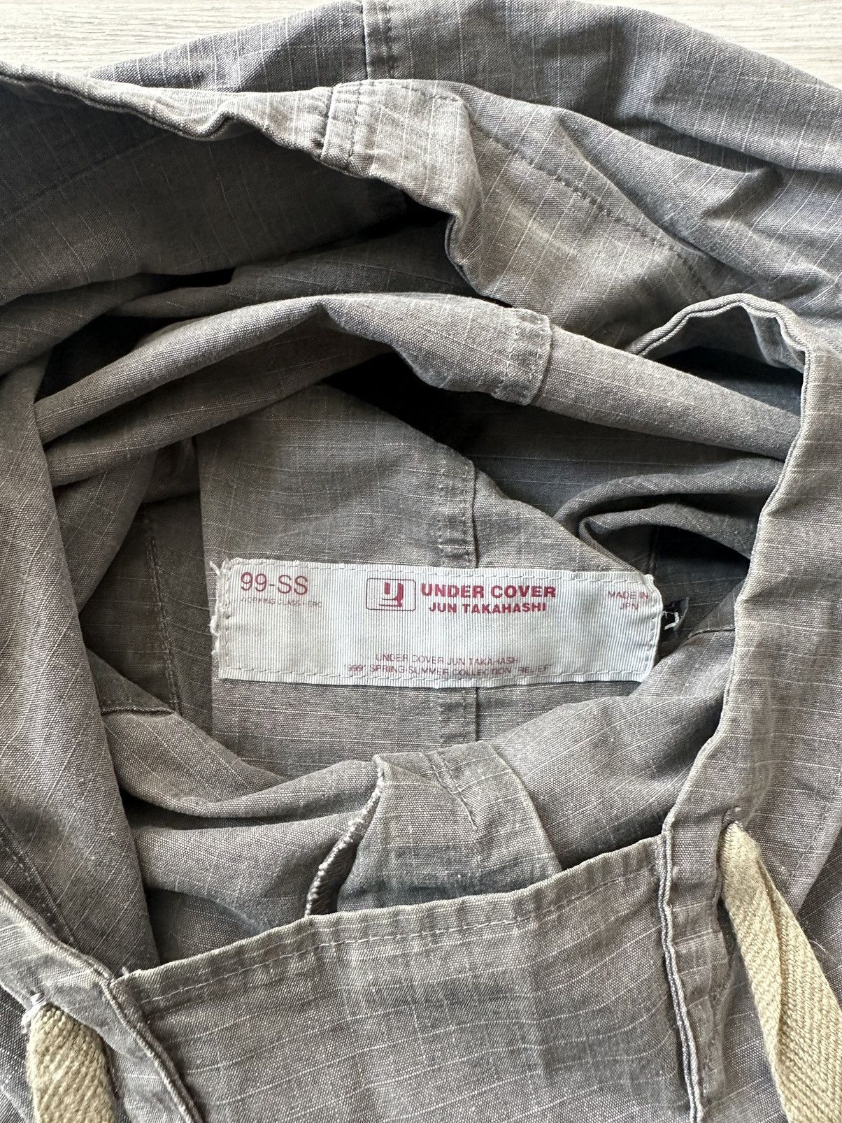 Jun Takahashi × Undercover × Vintage Undercover 99SS Relief Ripstop Parka Jacket size L Size US L / EU 52-54 / 3 - 4 Thumbnail