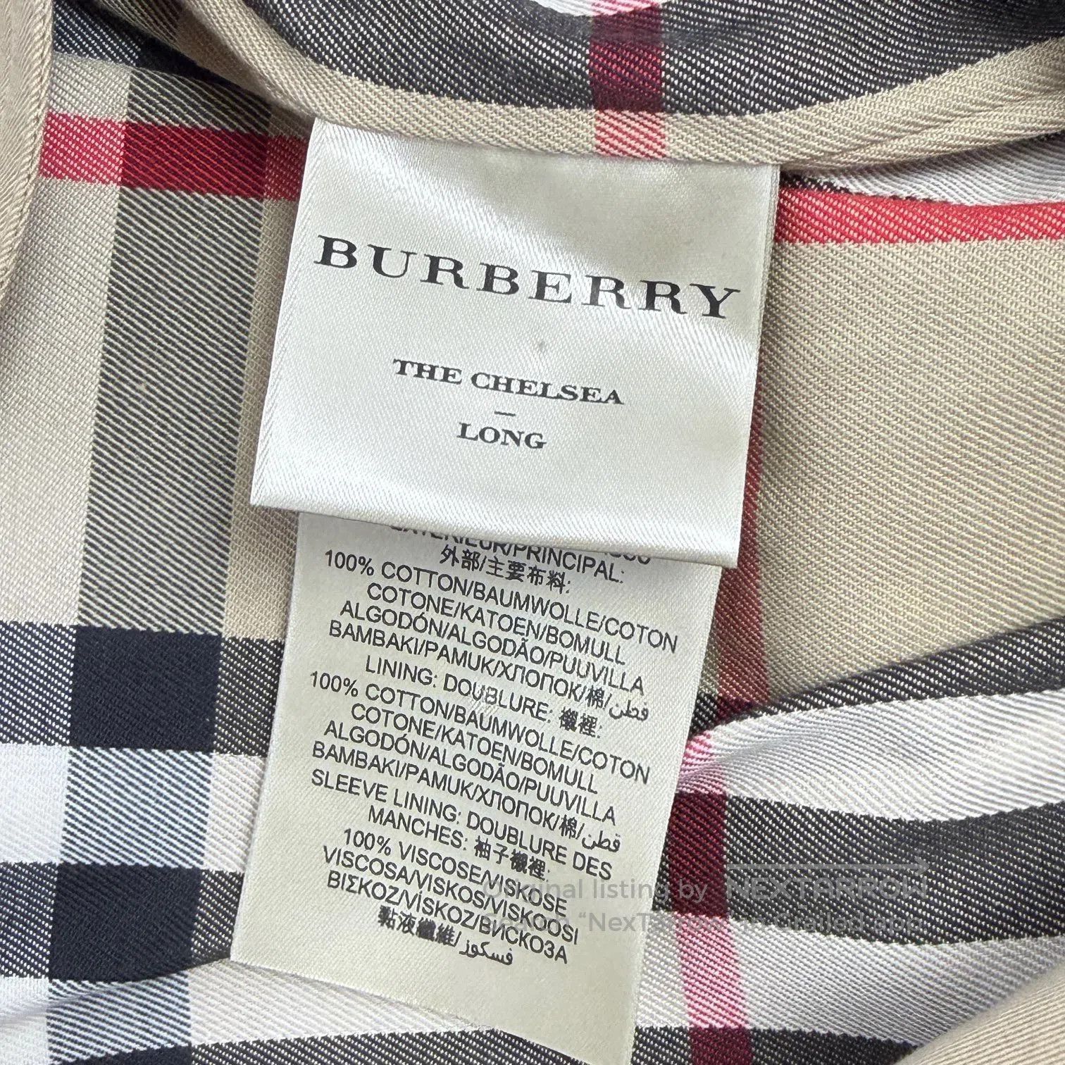 Burberry Burberry Chelsea Lining Checkered Windbreaker| Size XS / US 0-2 / IT 36-38 - 5 Thumbnail