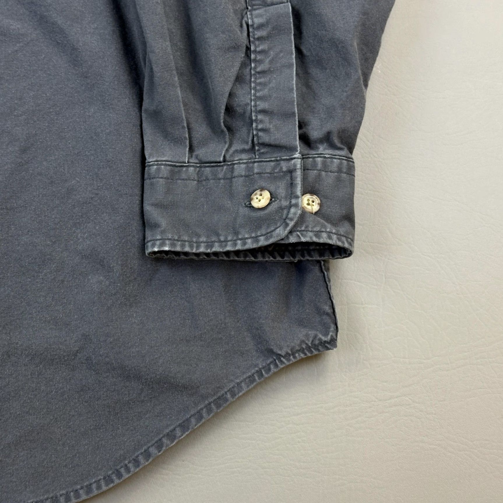 Carhartt VINTAGE Carhartt Shirt Mens 2XL Gray Button-Down Workwear Heavyweight Y2K Mens Size US XXL / EU 58 / 5 - 3 Thumbnail