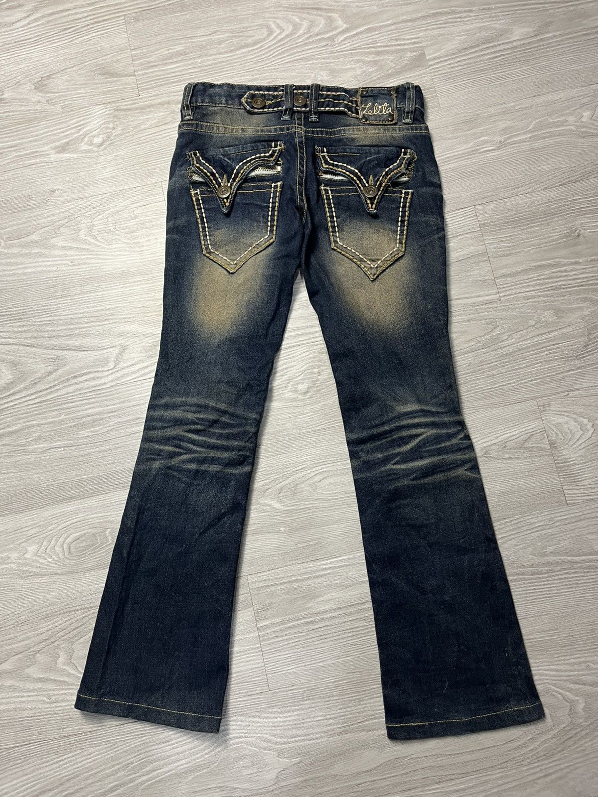 Hysteric Glamour Y2k Lolita ifsixwasnine Faded Flare Jeans Size 30" / US 8 / IT 44 - 3 Thumbnail