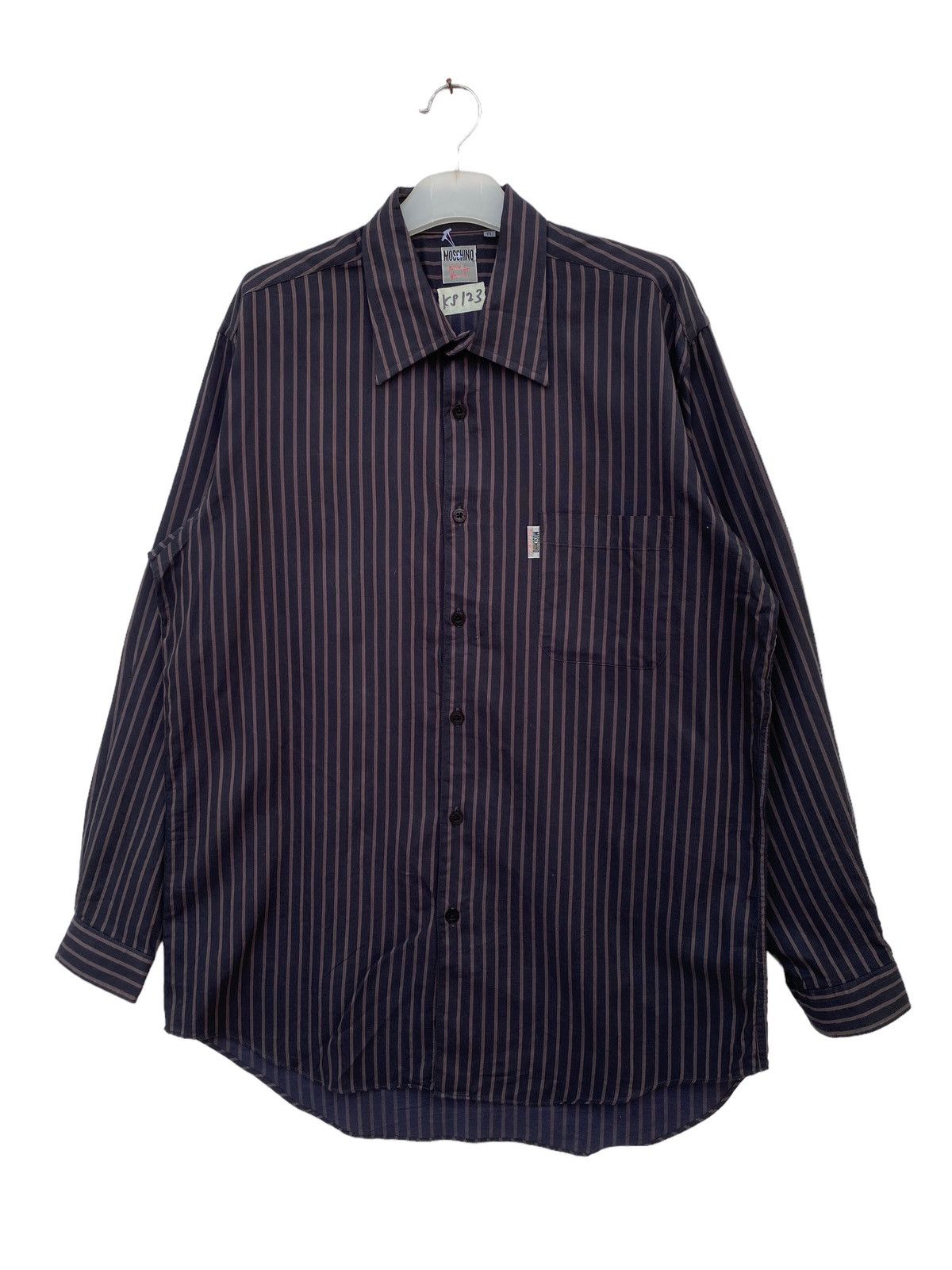 Moschino Moschino Stripe Shirt Size US XL / EU 56 / 4 - 1 Thumbnail