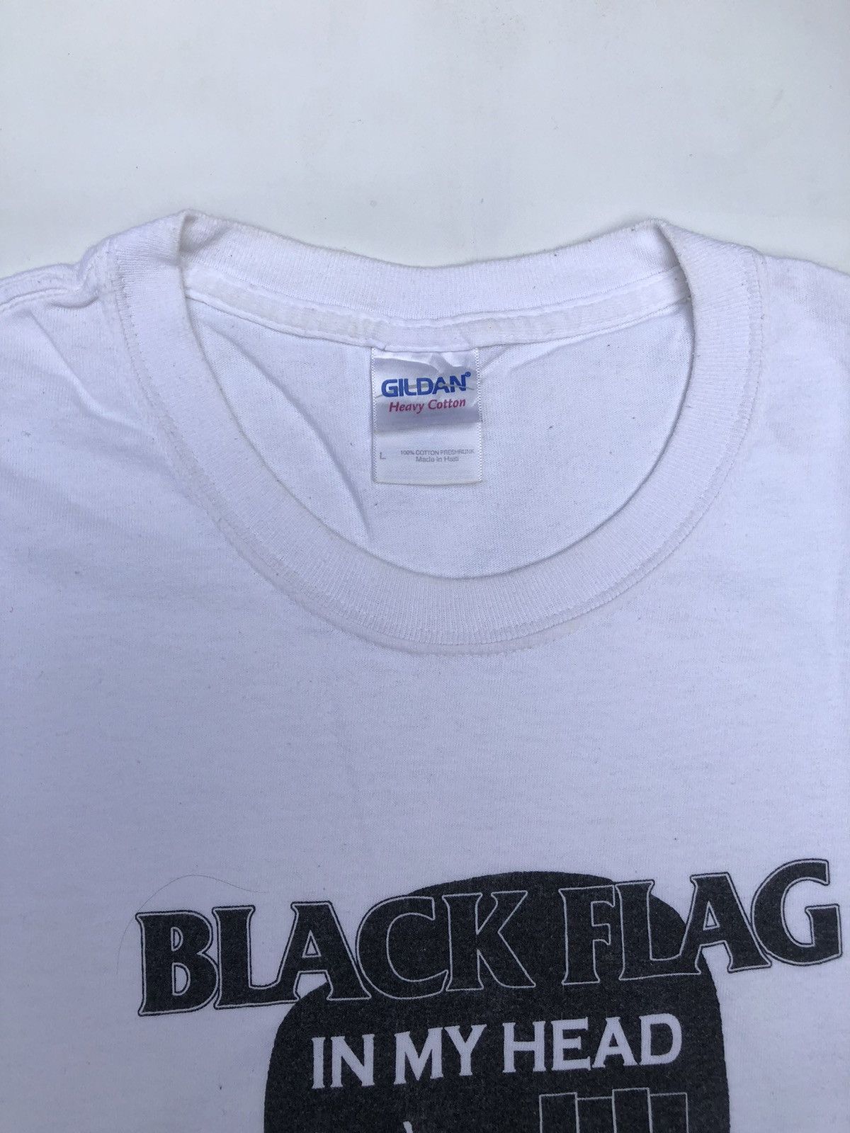 Band Tees Black Flag In My Head Cover Album Tshirt Tee Size US L / EU 52-54 / 3 - 5 Thumbnail