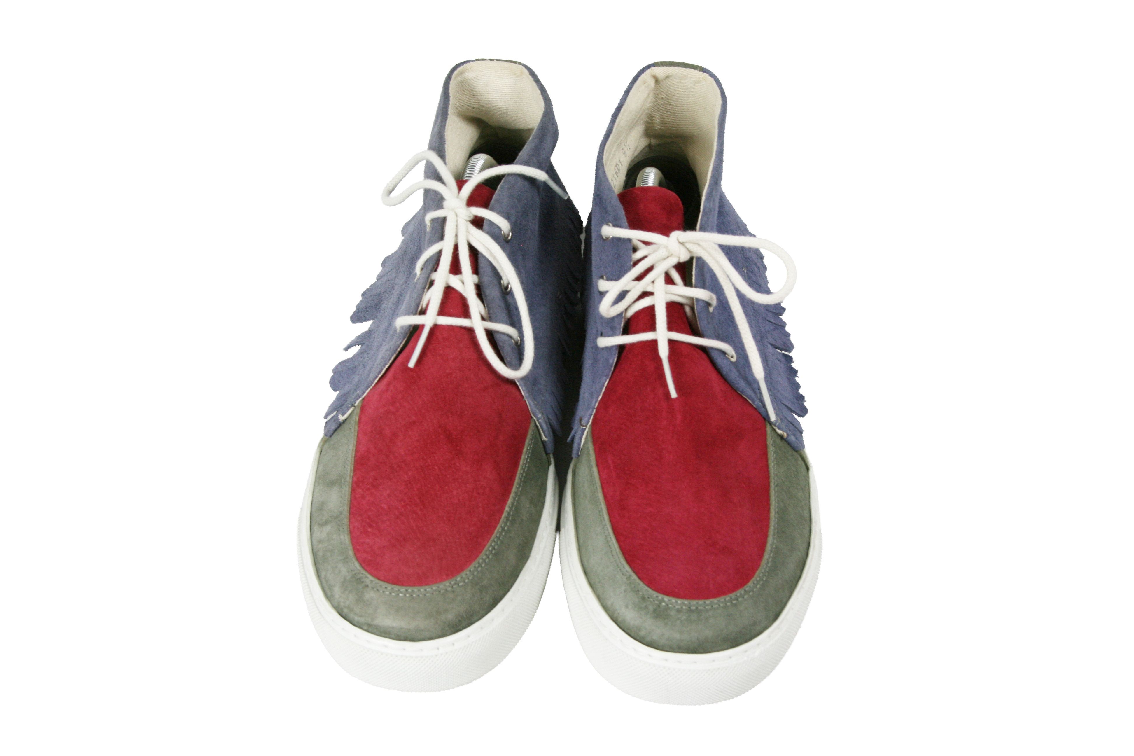 Comme des Garcons X The Generic Man 2013 Patchwork Mohawk Sneakers Size US 9.5 / EU 42-43 - 7 Thumbnail