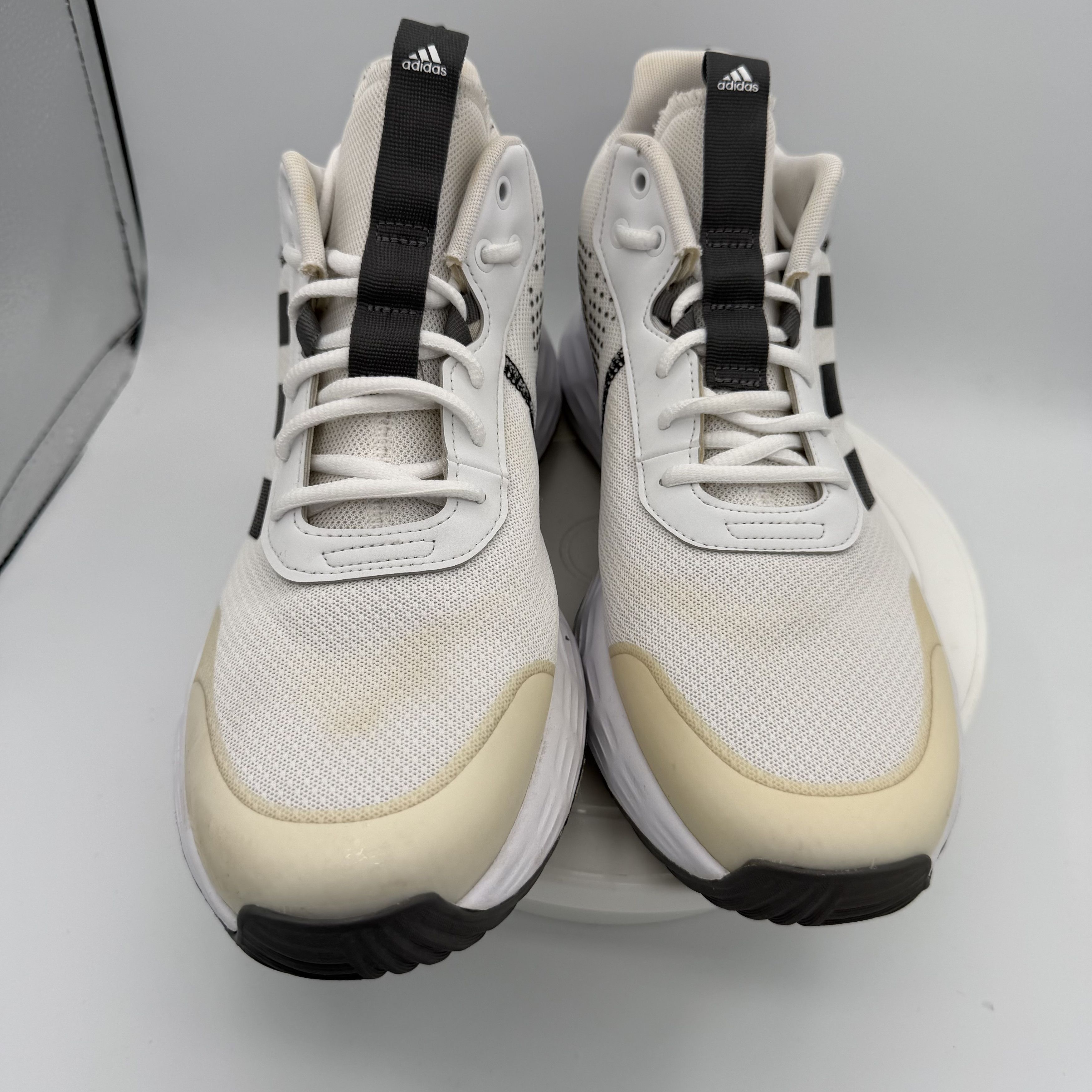 Adidas Adidas Own The Game 2.0 H00469 White Sneakers Sz 12 Size US 12 / EU 45 - 5 Thumbnail