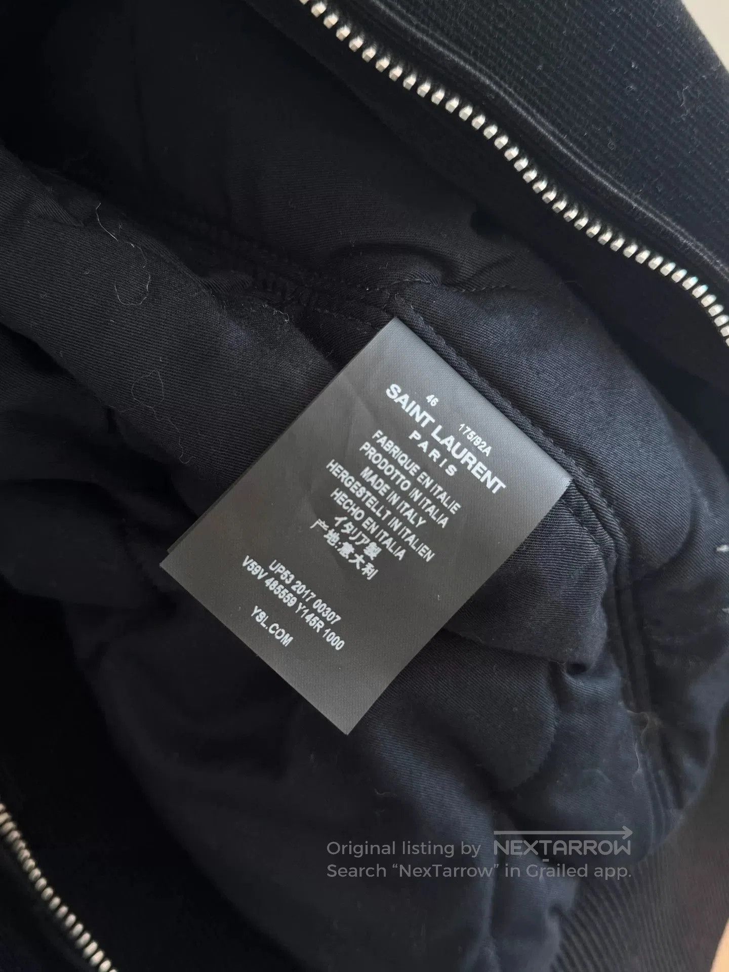 Saint Laurent Paris Saint Laurent MA1 Corduroy Fur Collar Jacket. Size US S / EU 44-46 / 1 - 4 Thumbnail