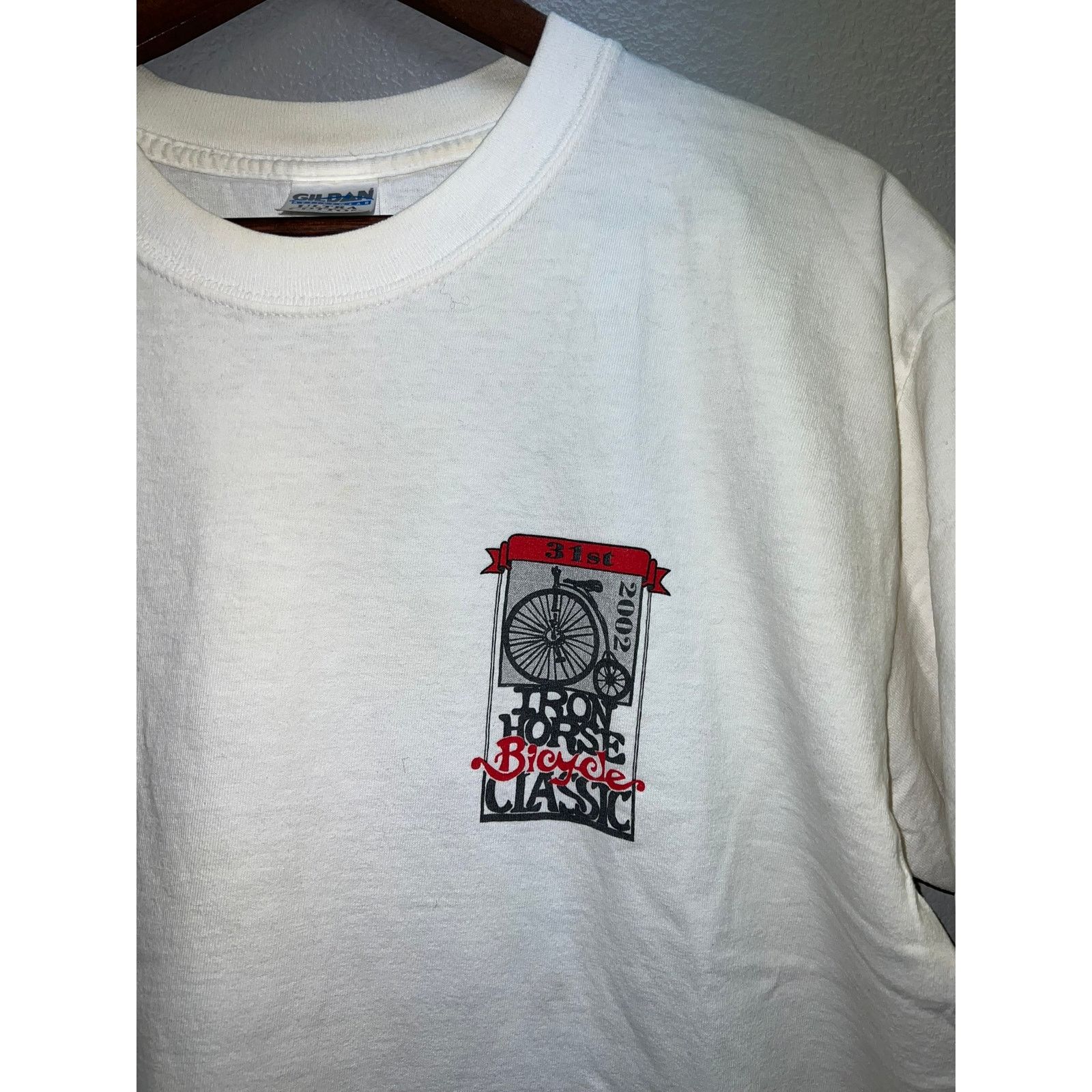 Gildan Vintage Iron Horse Classic Shirt Bicycle Tour Mcdonald Tee L Size US L / EU 52-54 / 3 - 3 Thumbnail