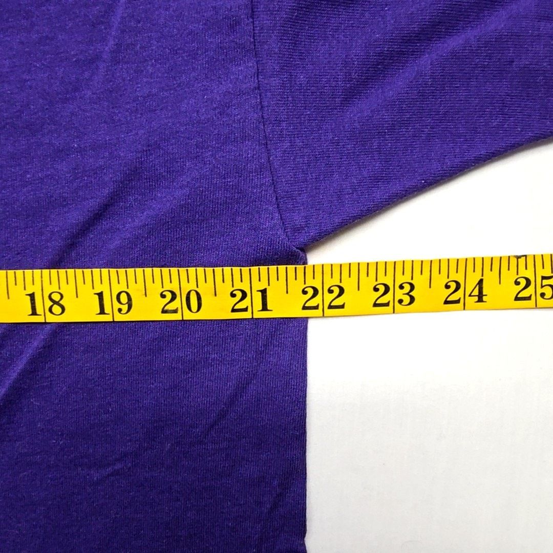 Vintage Vintage Montana Shirt H.L. Miller Purple L Boat Neck Tee 90s Size XL / US 12-14 / IT 48-50 - 6 Thumbnail