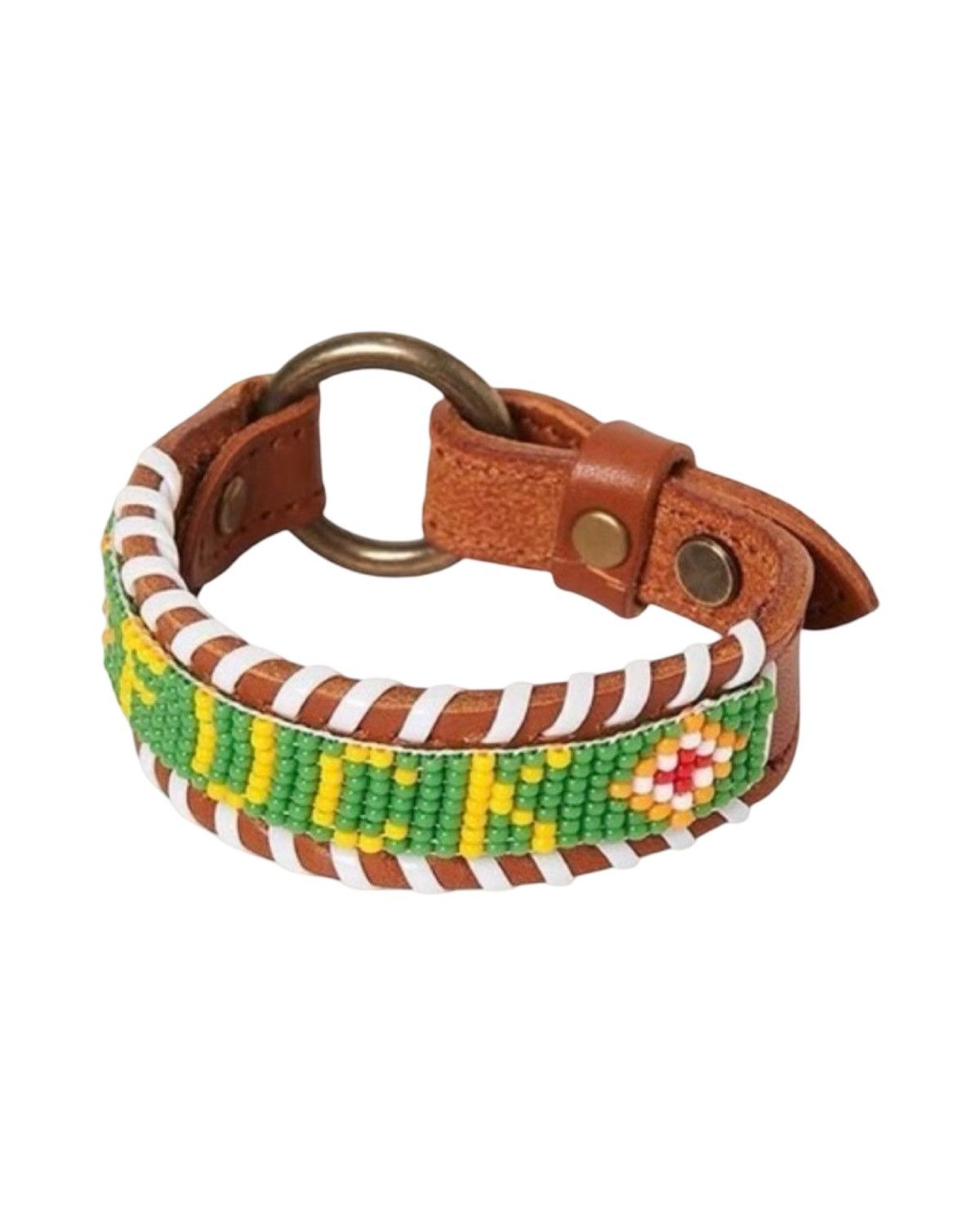 🔥RARE🔥Hysteric Glamour🇯🇵 Beaded Leather Bracelet