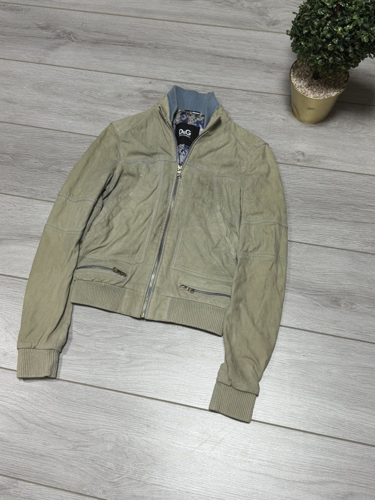 Dolce & Gabbana Dolce & Gabbana leather bomber zip jacket Size XS / US 0-2 / IT 36-38 - 3 Thumbnail
