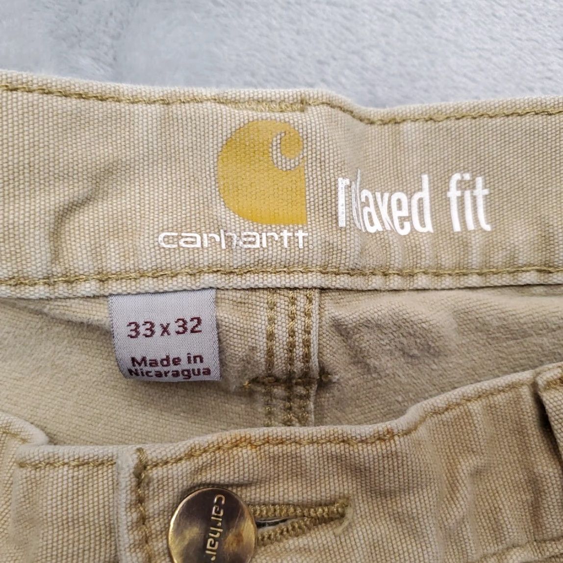 Carhartt Carhartt Pants Mens 32x32 Brown Twill Relaxed Cargo Stretch Comfort Work 102291 Size US 32 / EU 48 - 7 Thumbnail