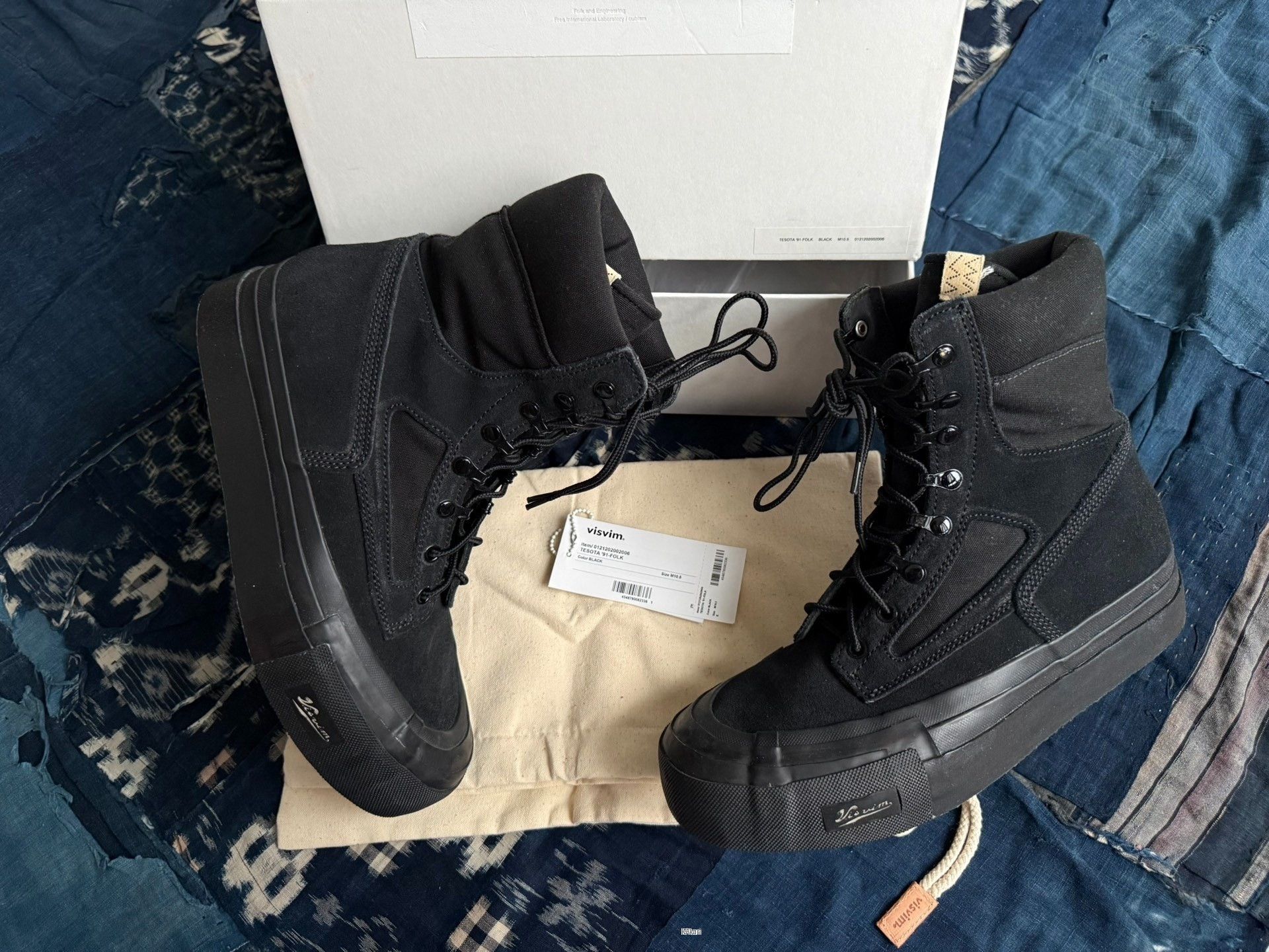 Visvim VISVIM 21AW TESOTA 91 FOLK High-Top Military Boots Size US 10.5 / EU 43-44 - 1 Thumbnail