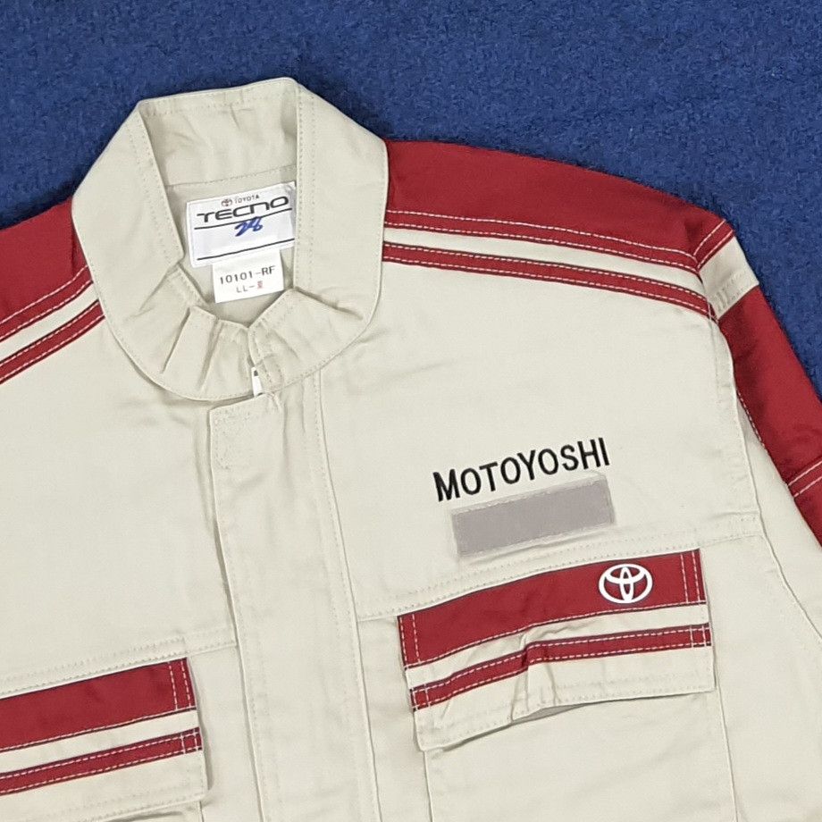 Japanese Brand Vintage Toyota TECNO Racing 90s Workwear Coverall C274N26 Size US L / EU 52-54 / 3 - 4 Thumbnail