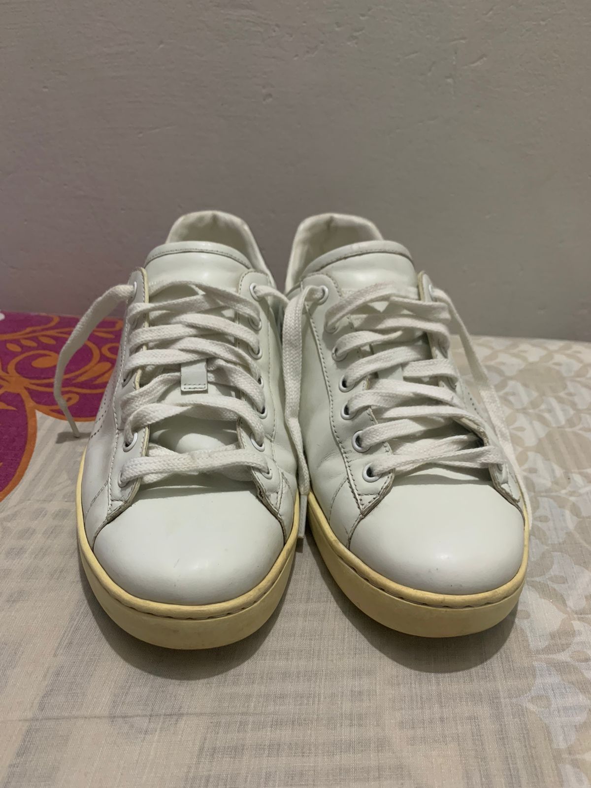 Gucci Gucci Ace GG perforated sneakers Size US 8.5 / EU 41-42 - 6 Thumbnail