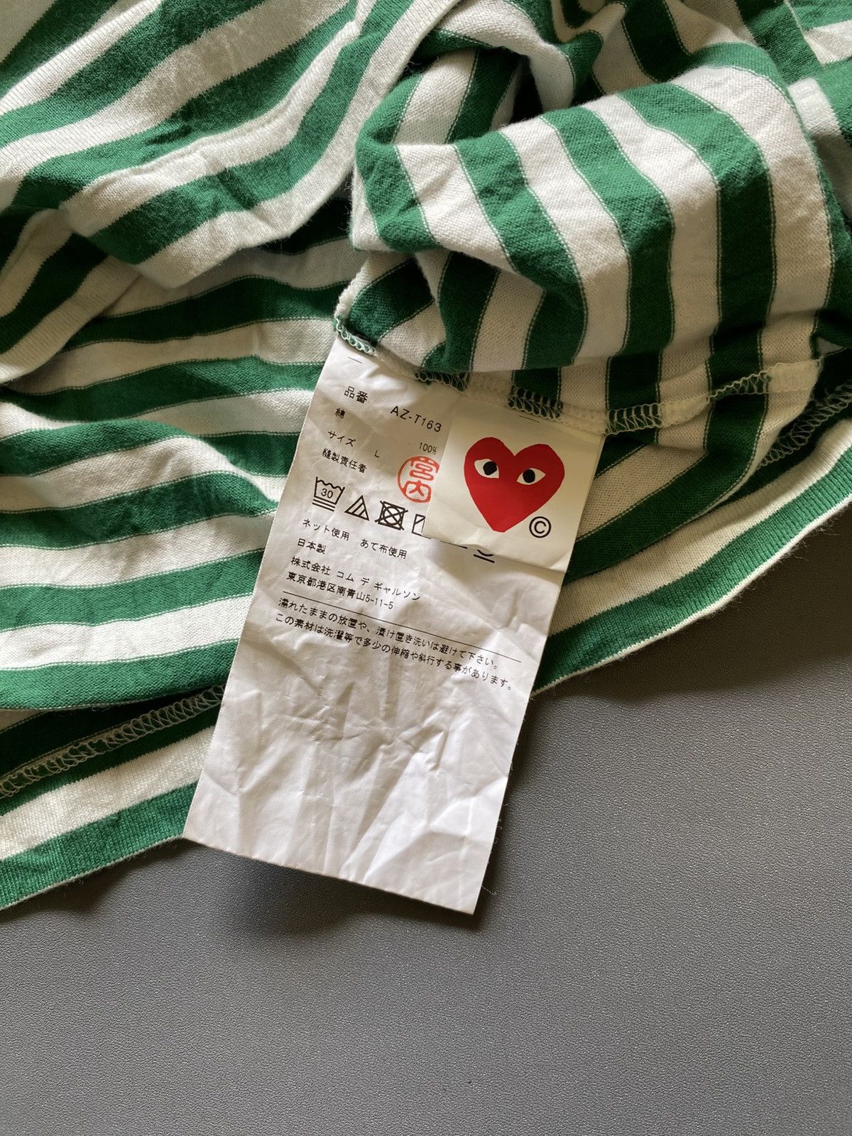 Comme des Garcons PLAY Comme des Garcons PLAY AD 2022/12 Longsleeve Tshirt Size L / US 10 / IT 46 - 4 Thumbnail