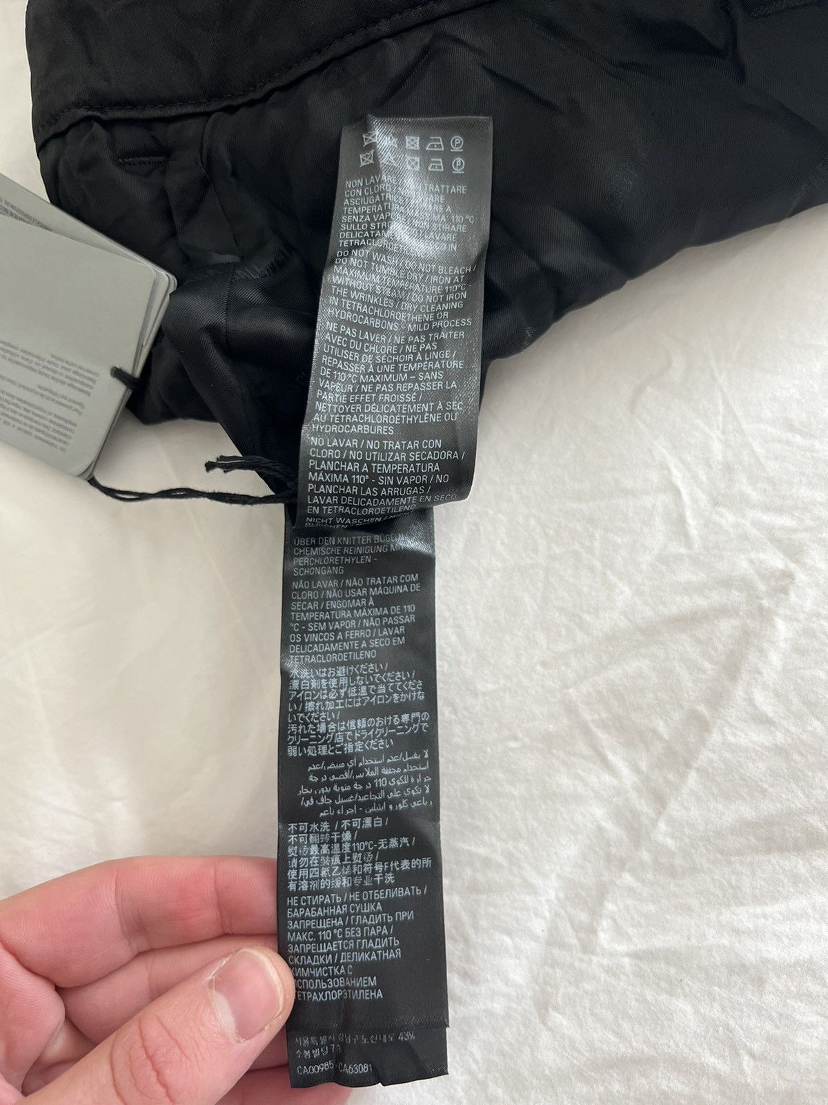 Balenciaga Black Unisex Mirror Satin Pants Size US 30 / EU 46 - 11 Thumbnail