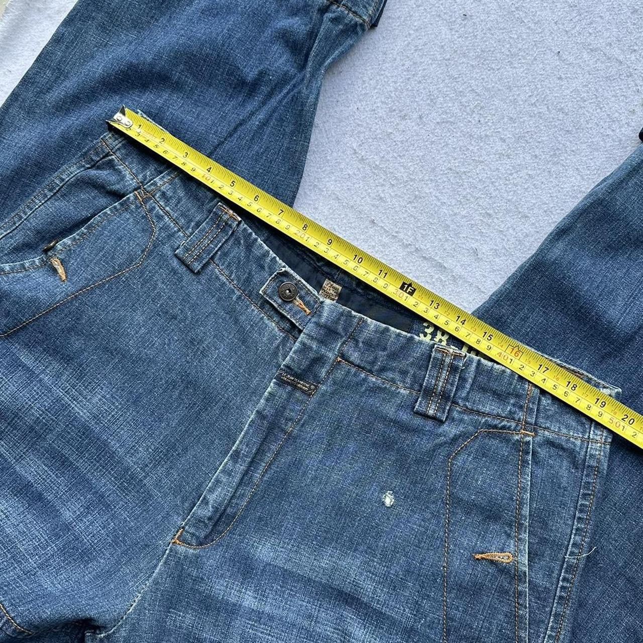 Marithe + Francois Girbaud × Vintage Vintage Girbaud Shuttle Tape Baggy Y2K Jeans Skater 38x34 Size US 38 / EU 54 - 6 Thumbnail