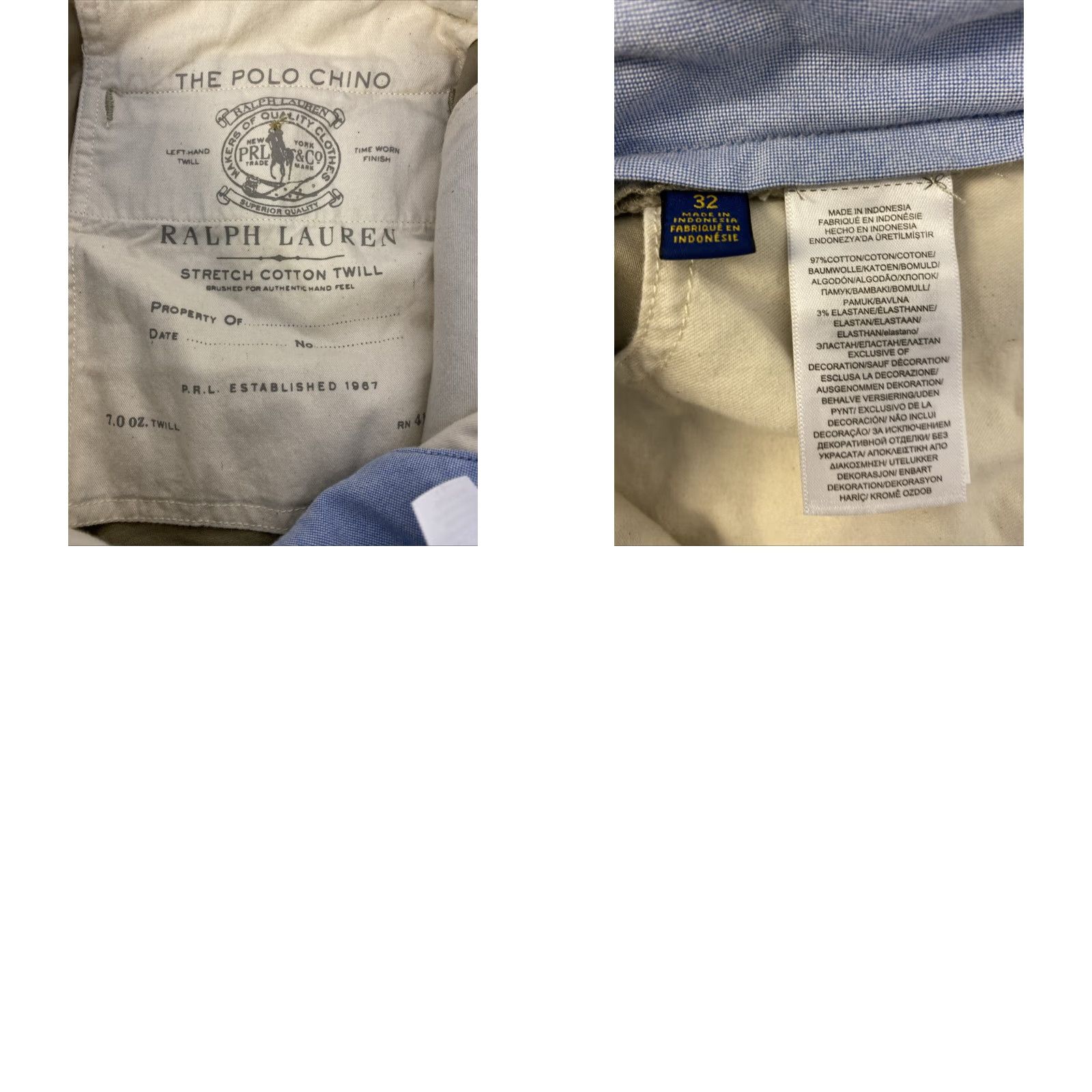 Polo Ralph Lauren VINTAGE Polo Ralph Lauren Shorts Mens 32 Chino Casual Summer Fall Spring Cotton Blend Tan Sports Size US XS / EU 42 / 0 - 8 Thumbnail