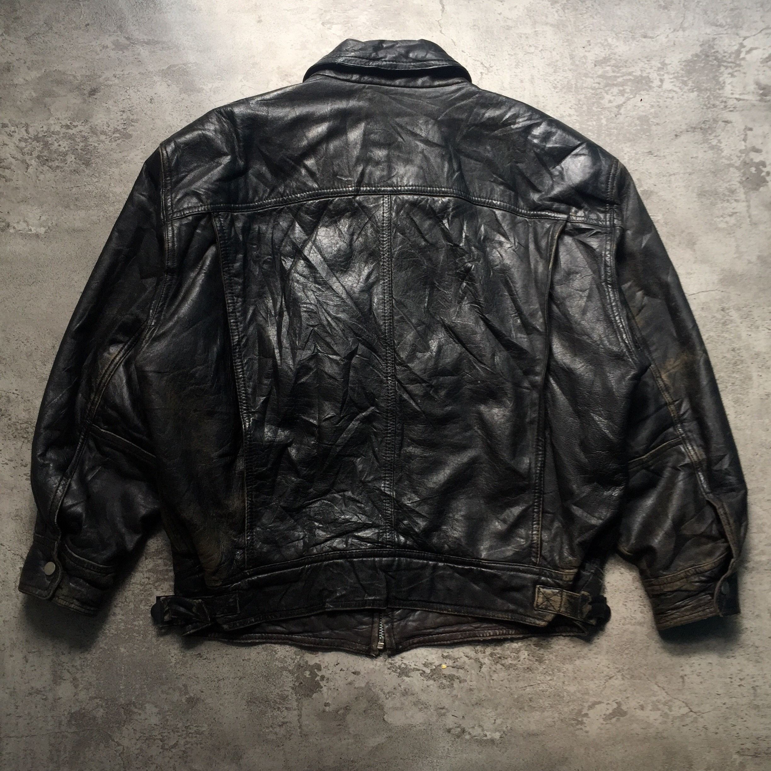 Issey Miyake Archive 80s Issey Miyake Design Hai Sporting Leather Jacket Size US M / EU 48-50 / 2 - 6 Thumbnail