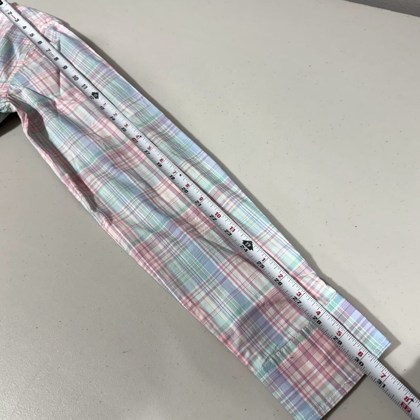 Vintage Hope & Henry Mens Shirt Plaid Button-Down Pink S Size US S / EU 44-46 / 1 - 3 Thumbnail