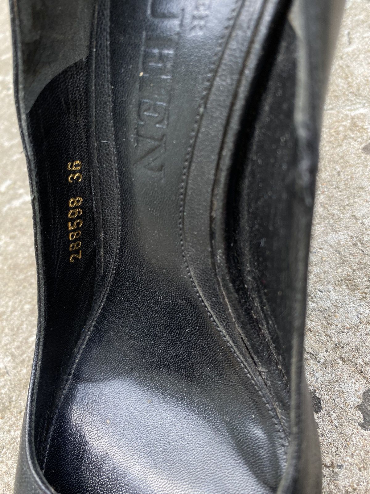 Alexander McQueen Alexander McQueen Leather Embellished Skull Peep Toe Pumps Size US 6 / IT 36 - 23 Thumbnail