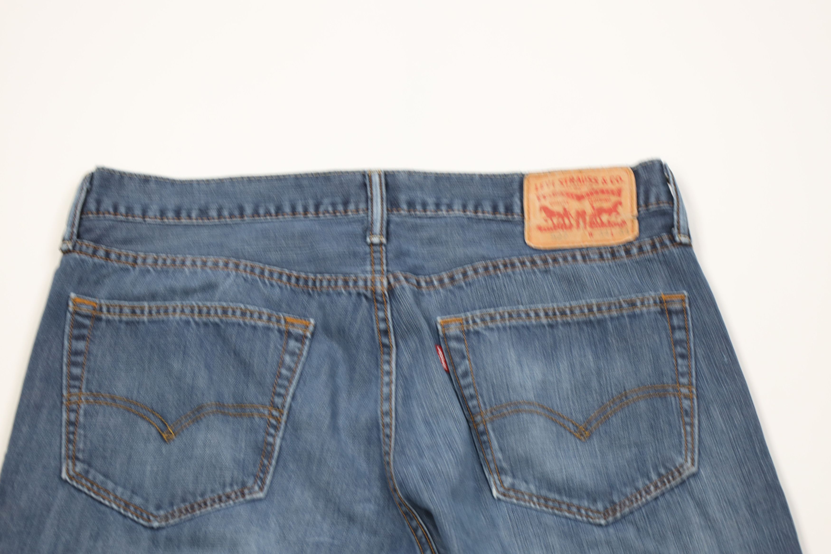 Levi's Vintage Y2K Levis 527 Slim Wide Leg Bootcut Denim Jeans Blue Size US 34 / EU 50 - 11 Thumbnail