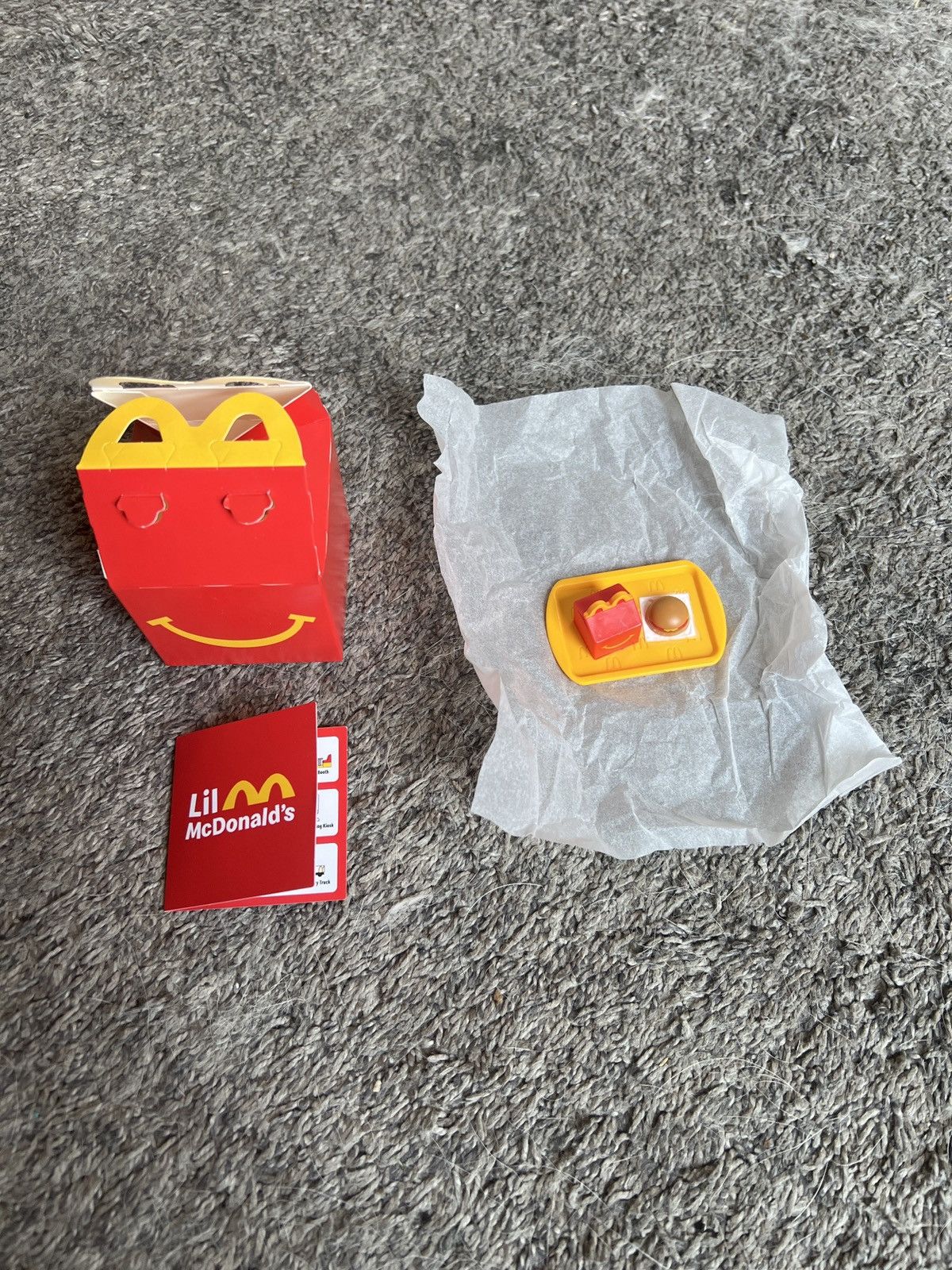 Hypebeast 2025 Lil McDonald’s Happy Meal And Hamburger Miniature Size ONE SIZE - 1 Thumbnail