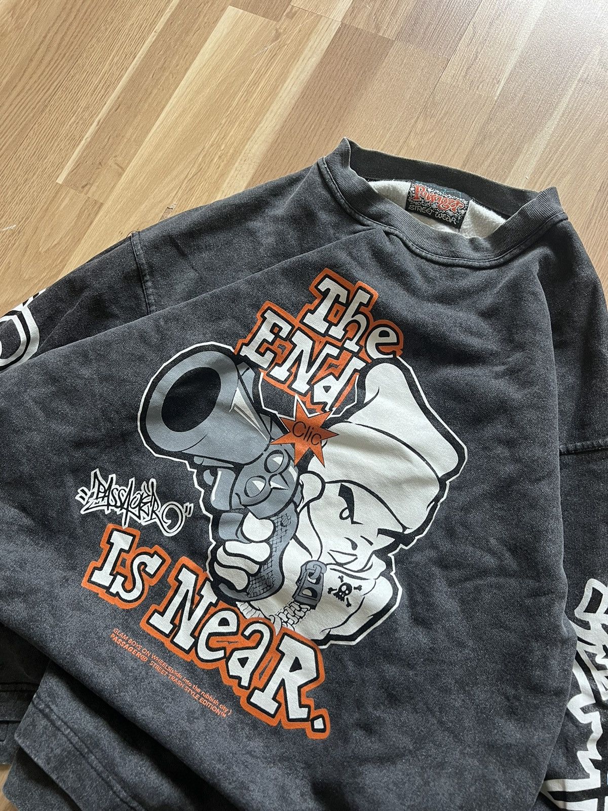 Vintage Vintage jnco style passager techno wear vintage long sleeve Size US L / EU 52-54 / 3 - 4 Thumbnail