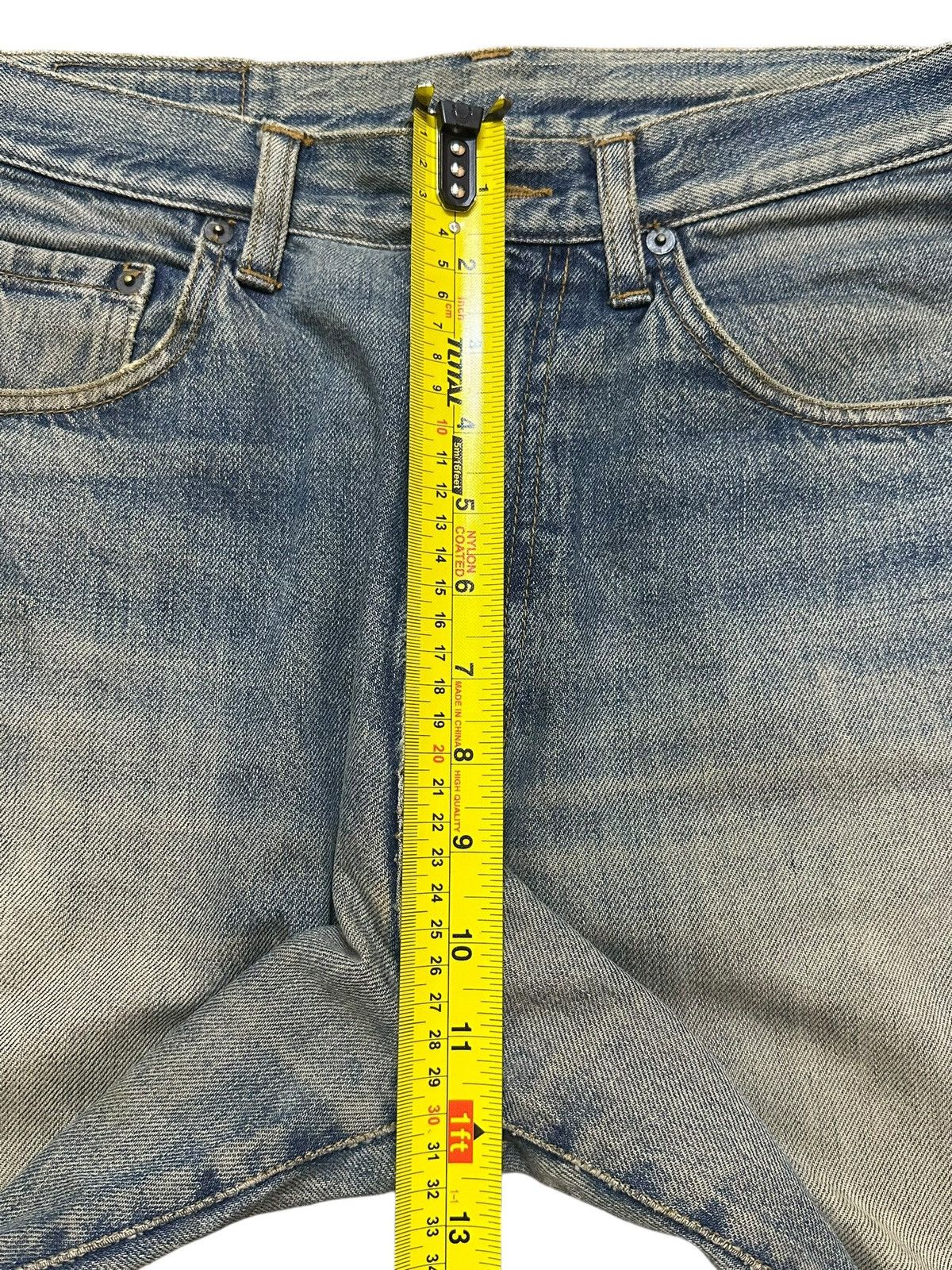 Japanese Brand Vintage Japanese Brand Blue Mud Wash Distress Style Baggy Size US 30 / EU 46 - 15 Thumbnail