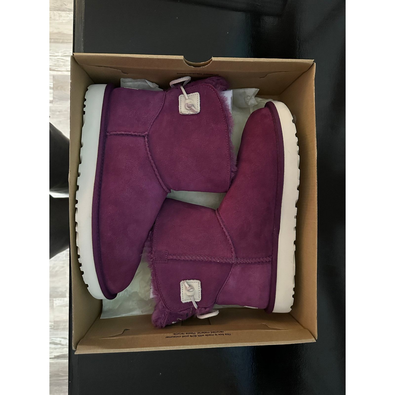 Ugg UGG PREOWNED EXCELLENT CONDITION - Purple suede boots lined Size US 10 / IT 40 - 7 Thumbnail
