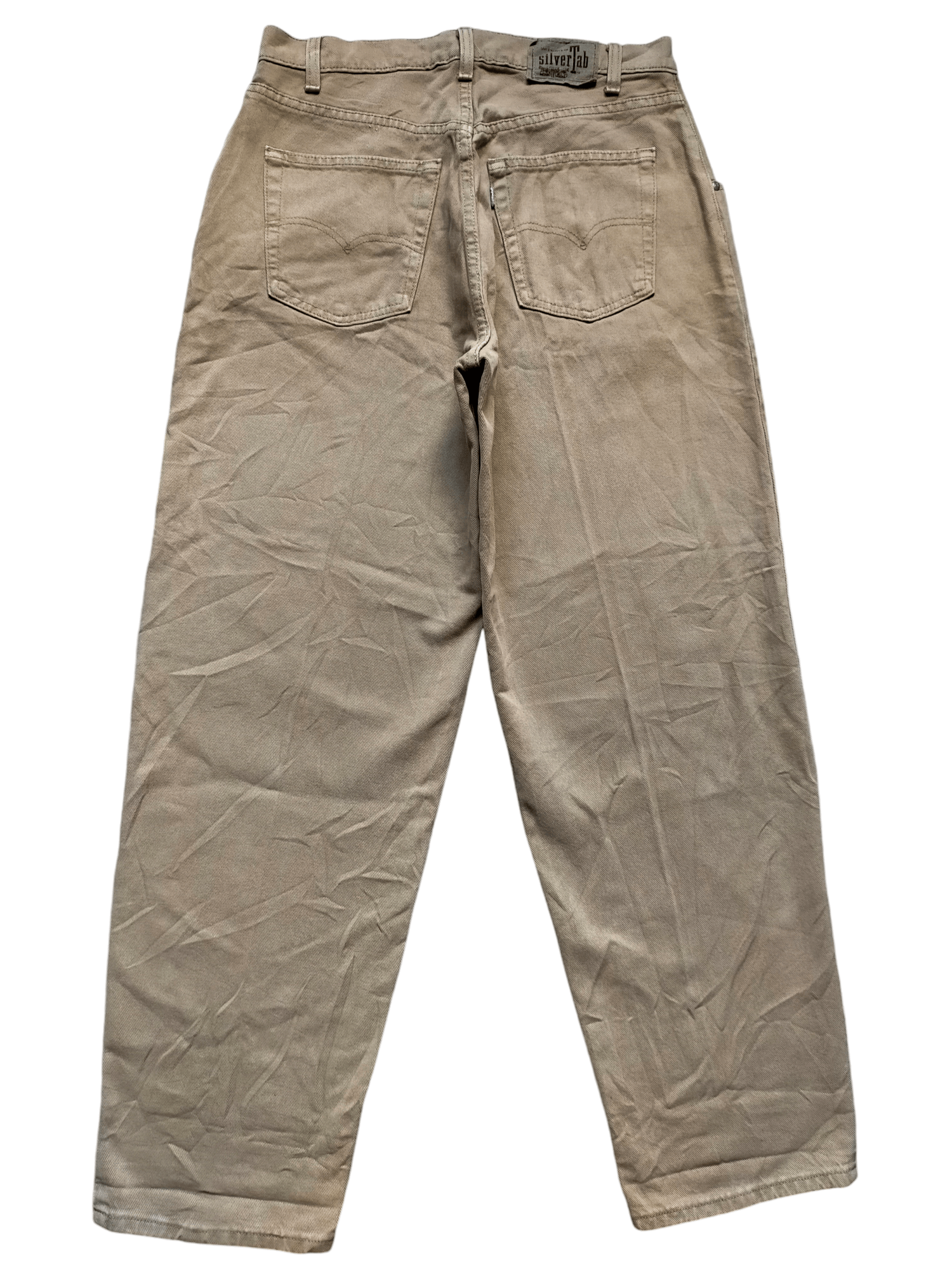 Levi's Vintage 90s Levis Silvertab Baggy Jeans Hip Hop Style Size US 33 - 2 Thumbnail