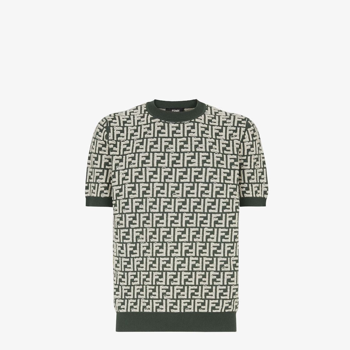 Fendi o1s1wg111025 Pullover in Green/White Size US M / EU 48-50 / 2 - 1 Thumbnail