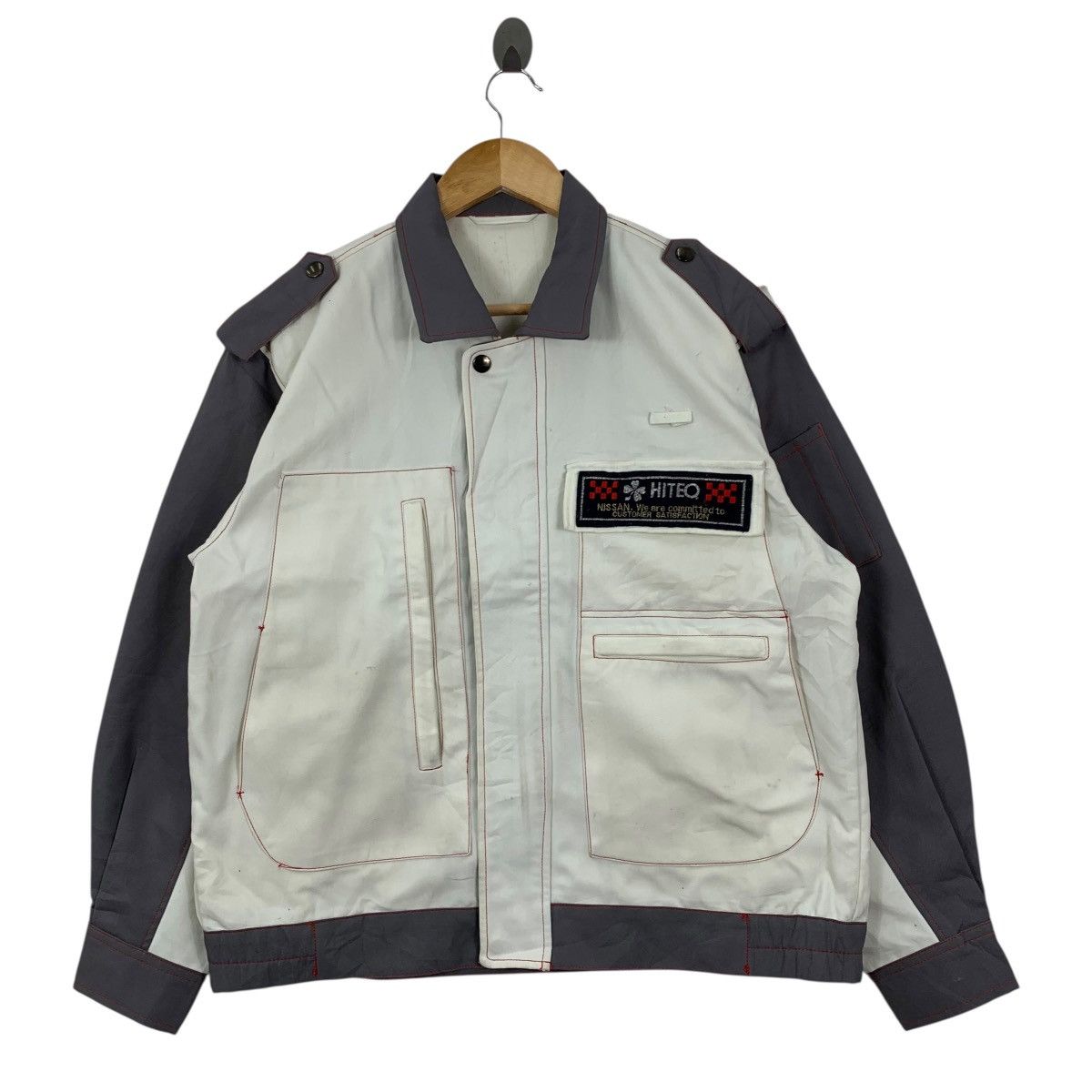 Vintage Vintage NISMO NISSAN HITEQ Racing Team Formula Shirt Jacket Size US L / EU 52-54 / 3 - 1 Thumbnail
